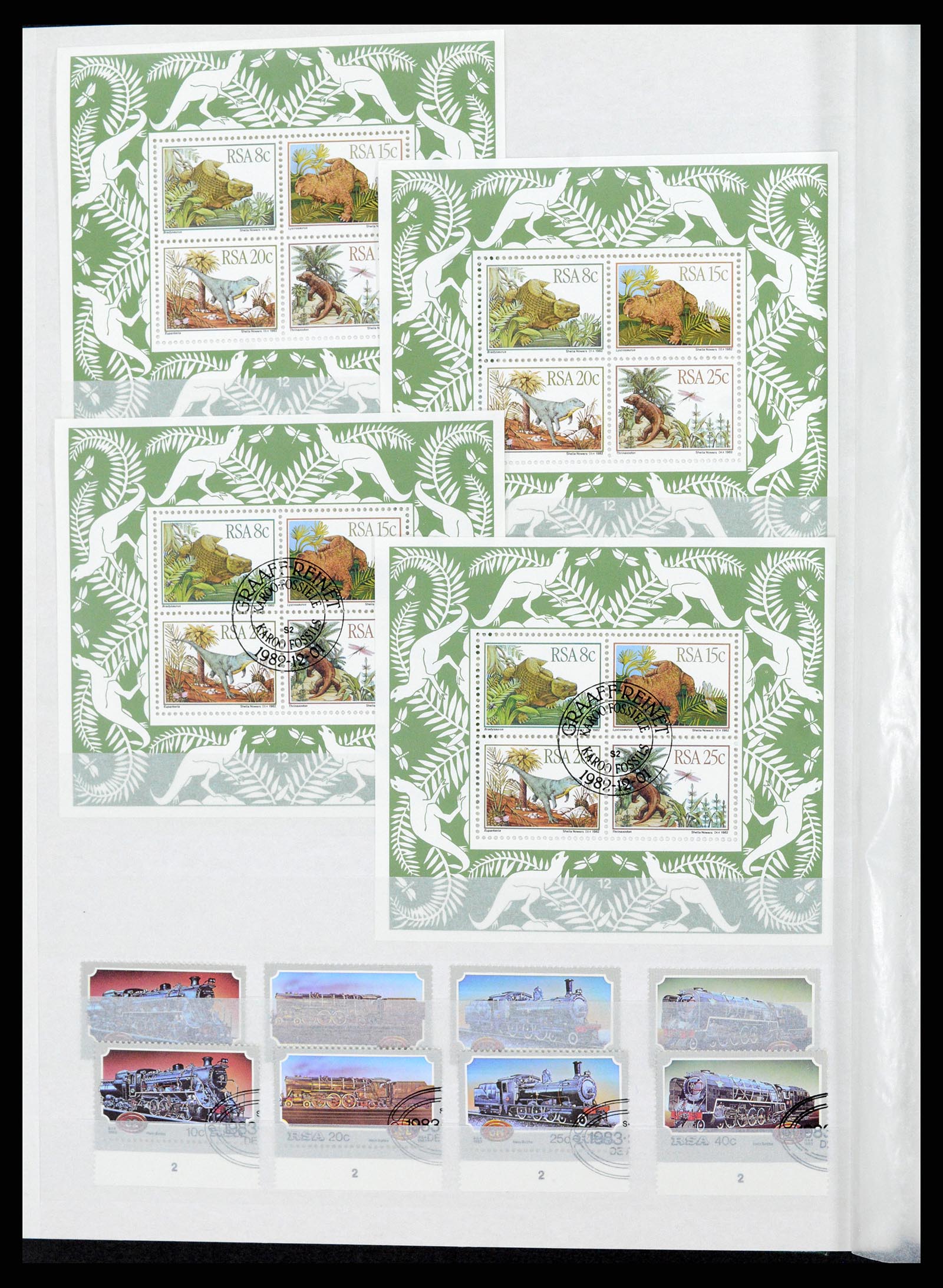 37616 012 - Postzegelverzameling 37616 Zuid Afrika en gebieden 1860-2002.
