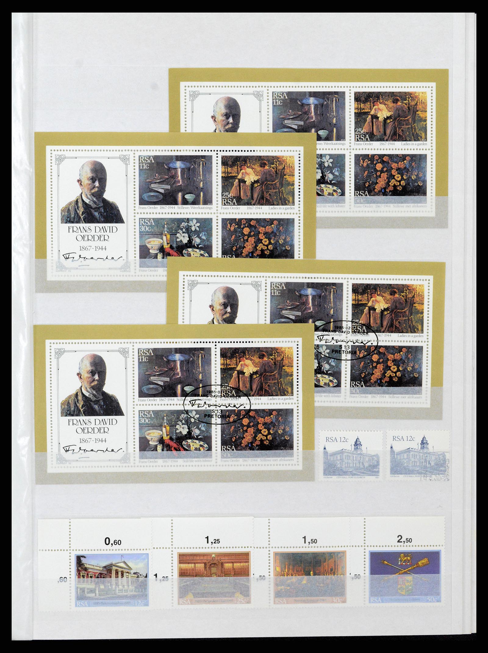 37616 017 - Postzegelverzameling 37616 Zuid Afrika en gebieden 1860-2002.