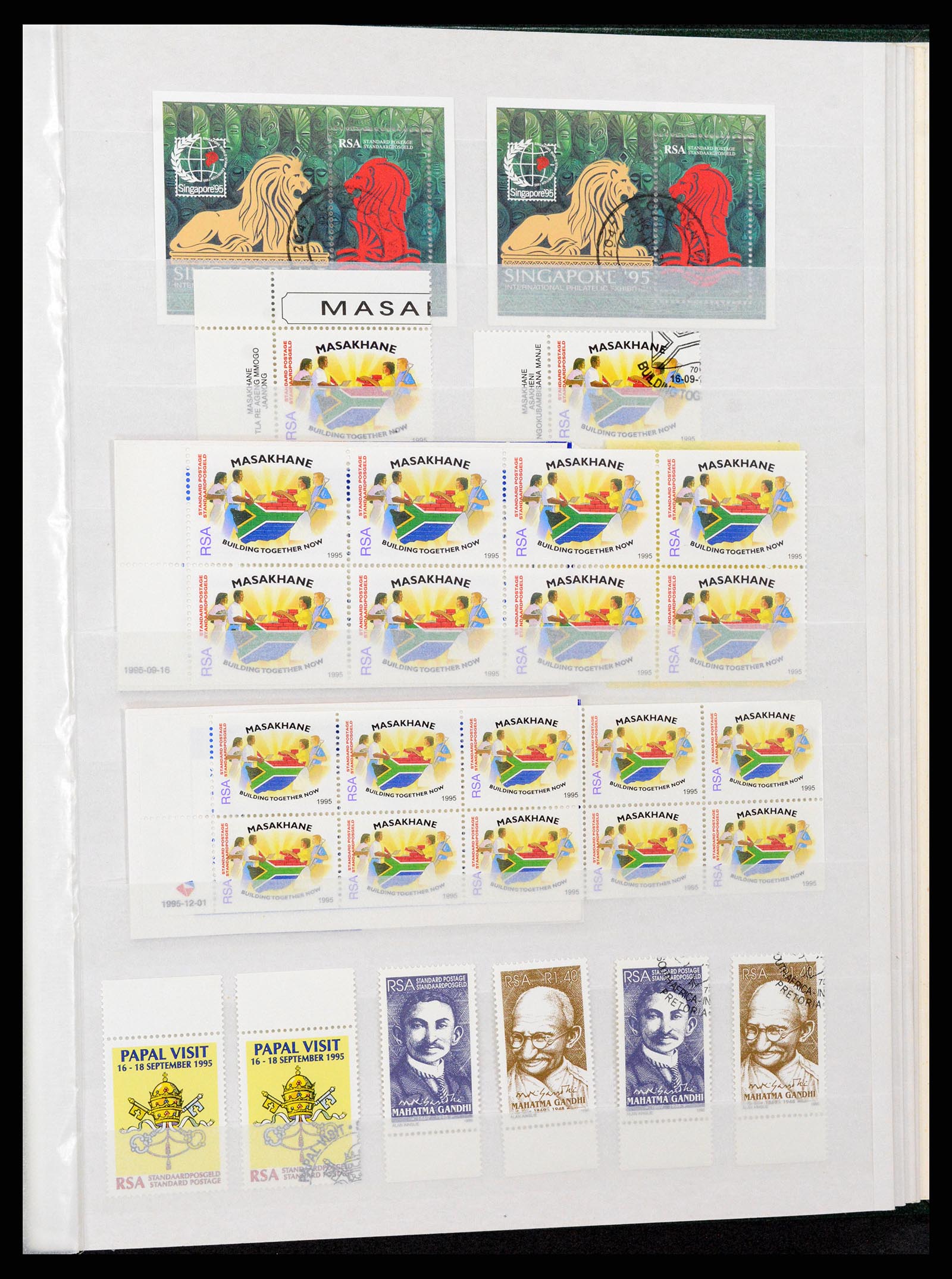 37616 053 - Stamp collection 37616 South Africa and territories 1860-2002.