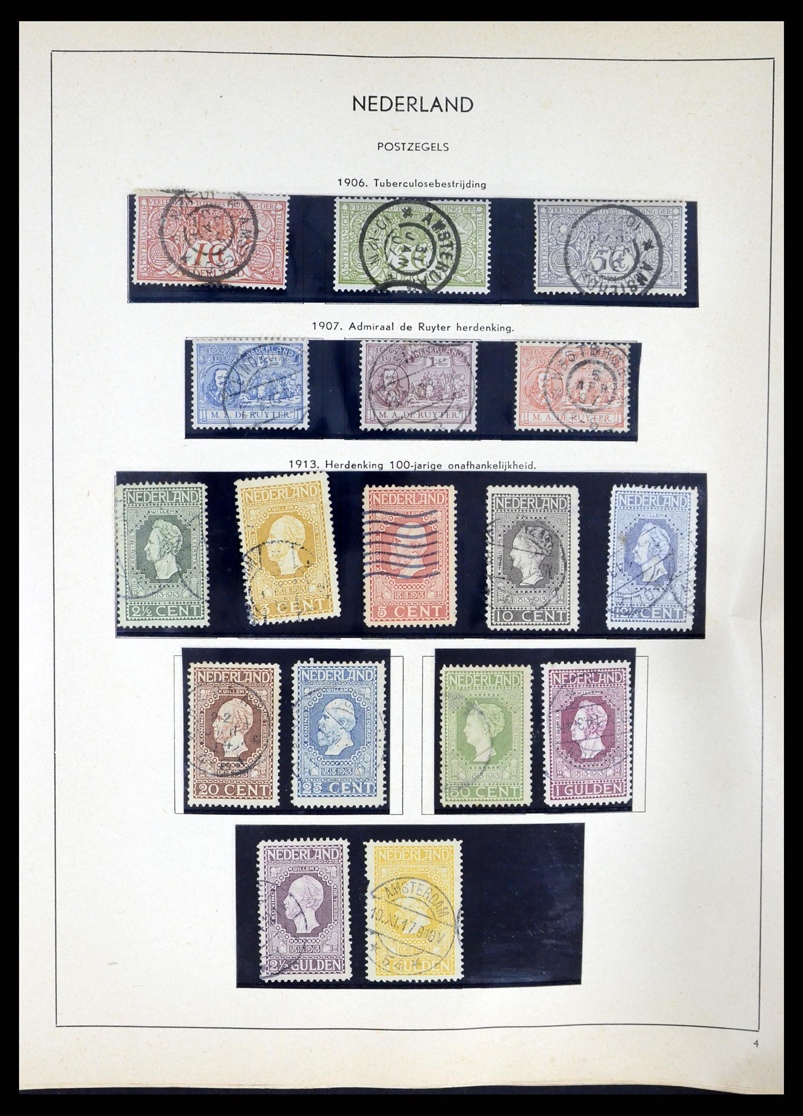 37618 004 - Postzegelverzameling 37618 Nederland en overzeese gebiedsdelen 1852-1