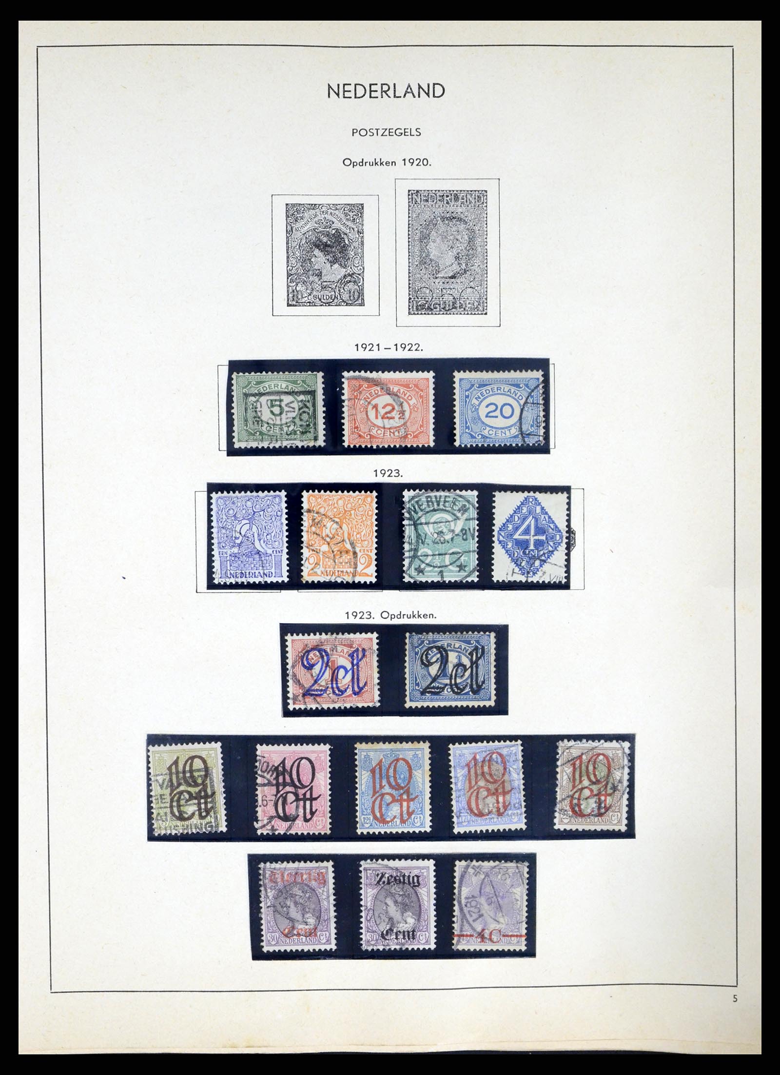 37618 005 - Stamp collection 37618 Netherlands and territories 1852-1972.