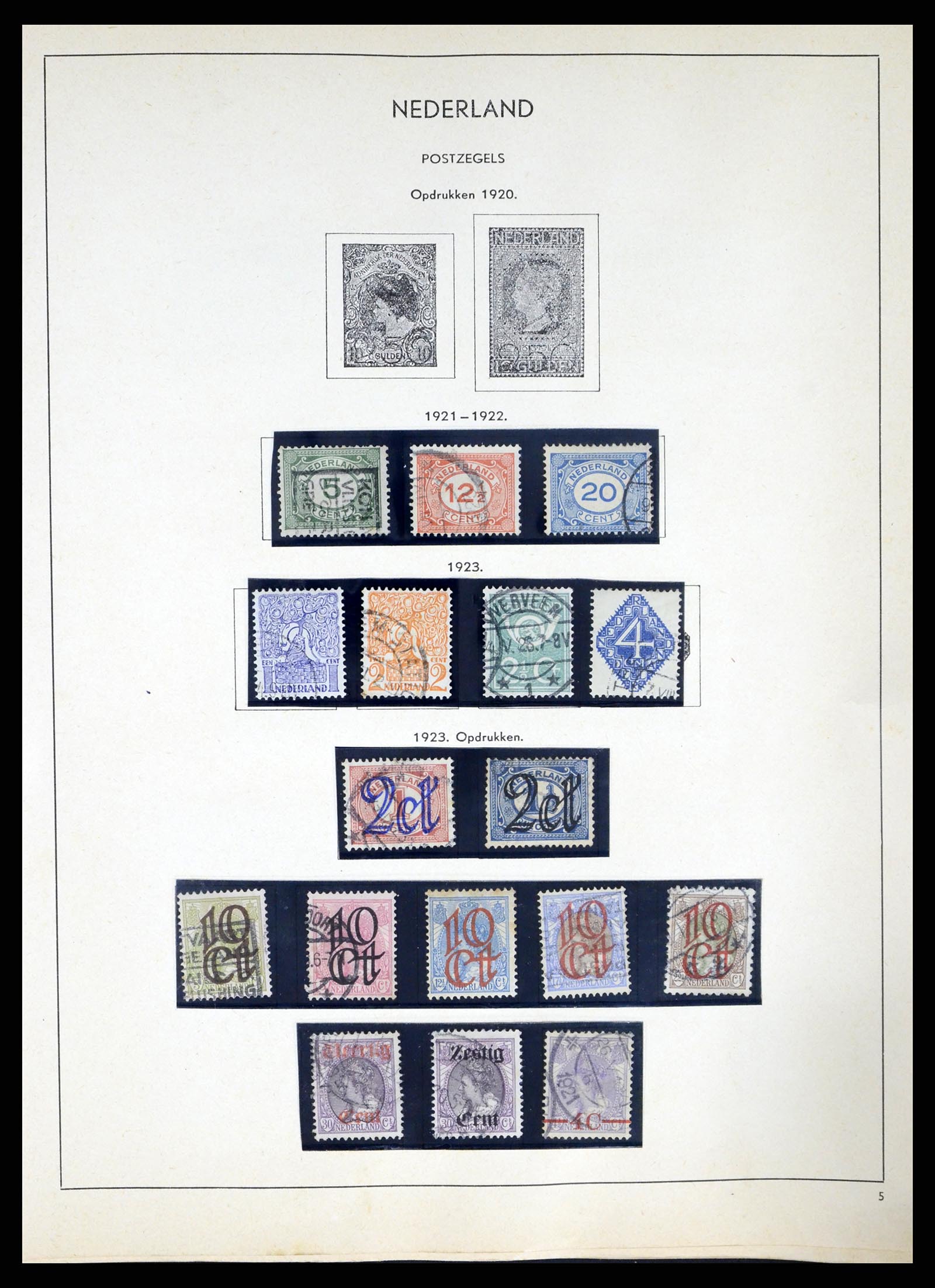 37618 005 - Postzegelverzameling 37618 Nederland en overzeese gebiedsdelen 1852-1