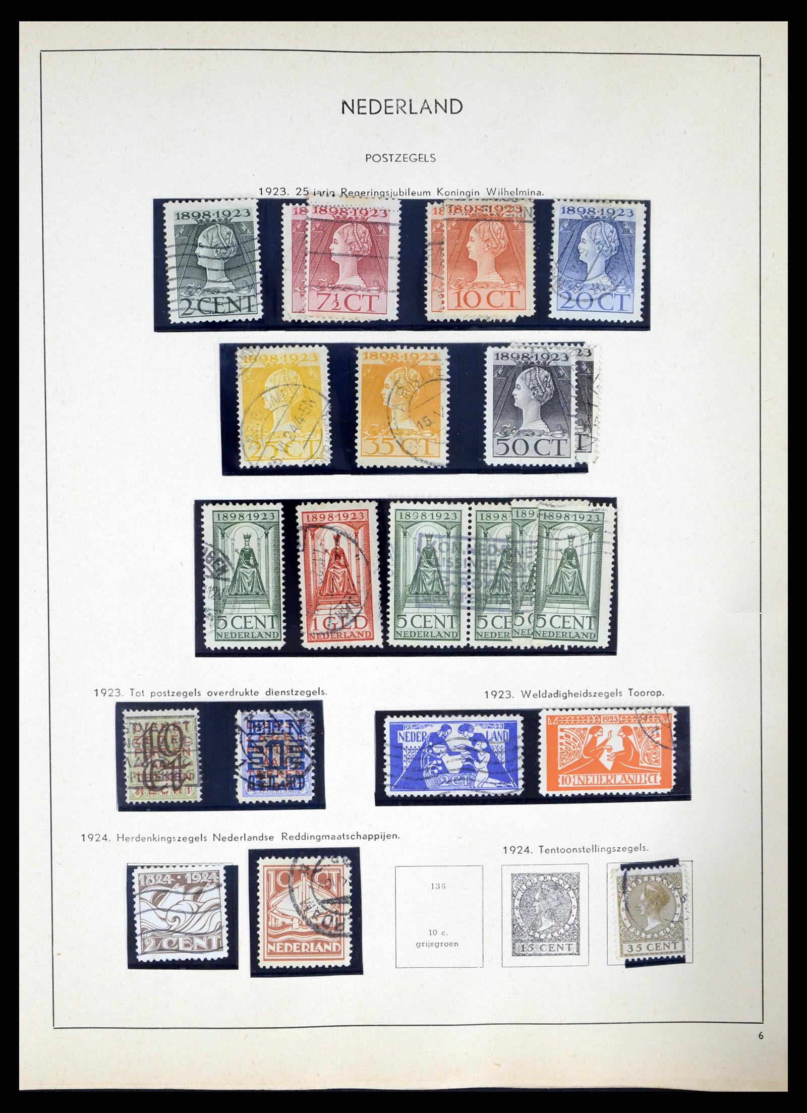 37618 006 - Postzegelverzameling 37618 Nederland en overzeese gebiedsdelen 1852-1