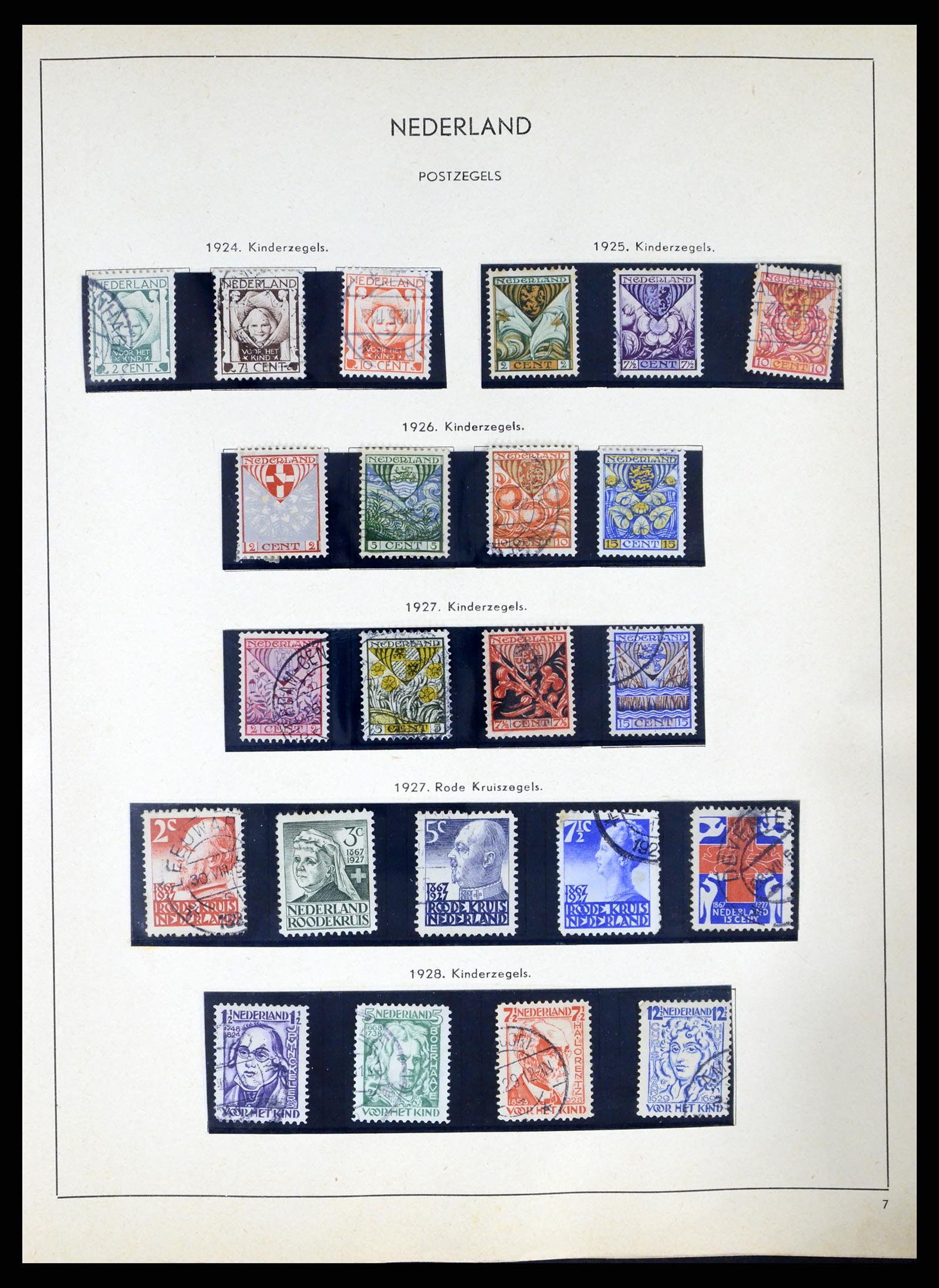 37618 007 - Postzegelverzameling 37618 Nederland en overzeese gebiedsdelen 1852-1