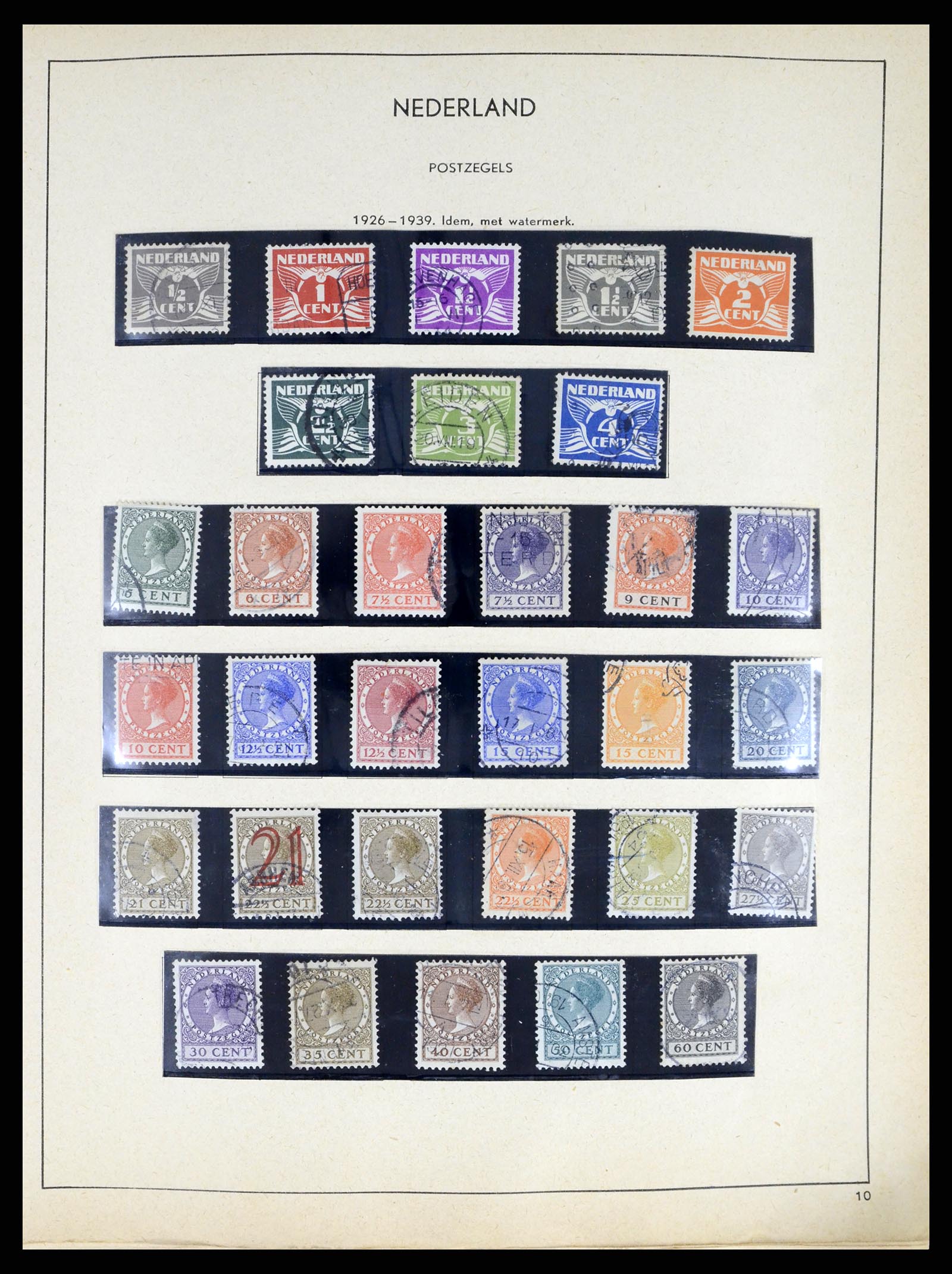 37618 010 - Postzegelverzameling 37618 Nederland en overzeese gebiedsdelen 1852-1