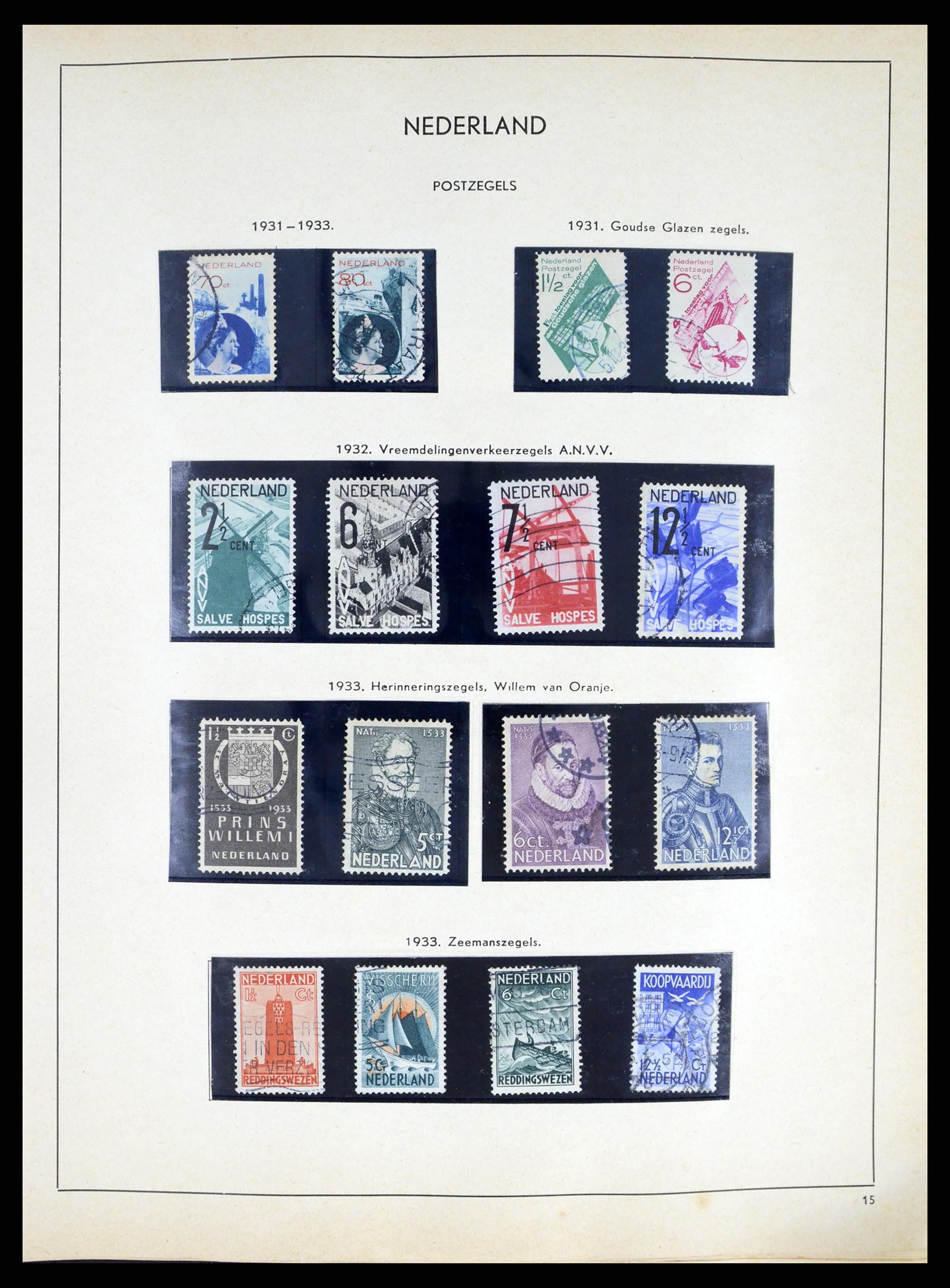 37618 011 - Postzegelverzameling 37618 Nederland en overzeese gebiedsdelen 1852-1