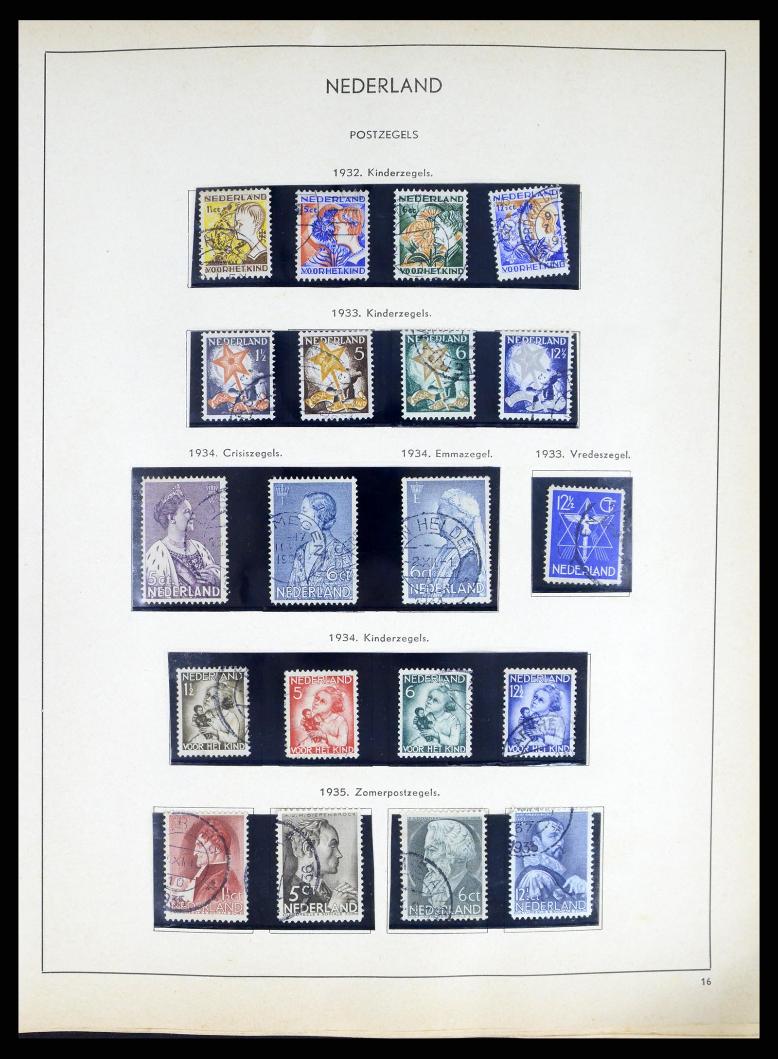37618 012 - Postzegelverzameling 37618 Nederland en overzeese gebiedsdelen 1852-1