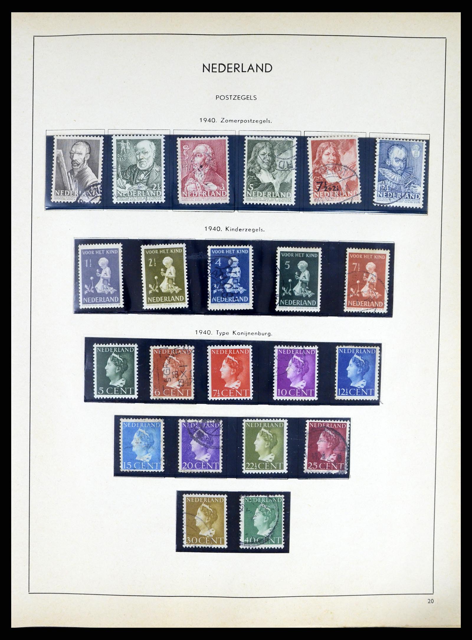 37618 016 - Postzegelverzameling 37618 Nederland en overzeese gebiedsdelen 1852-1