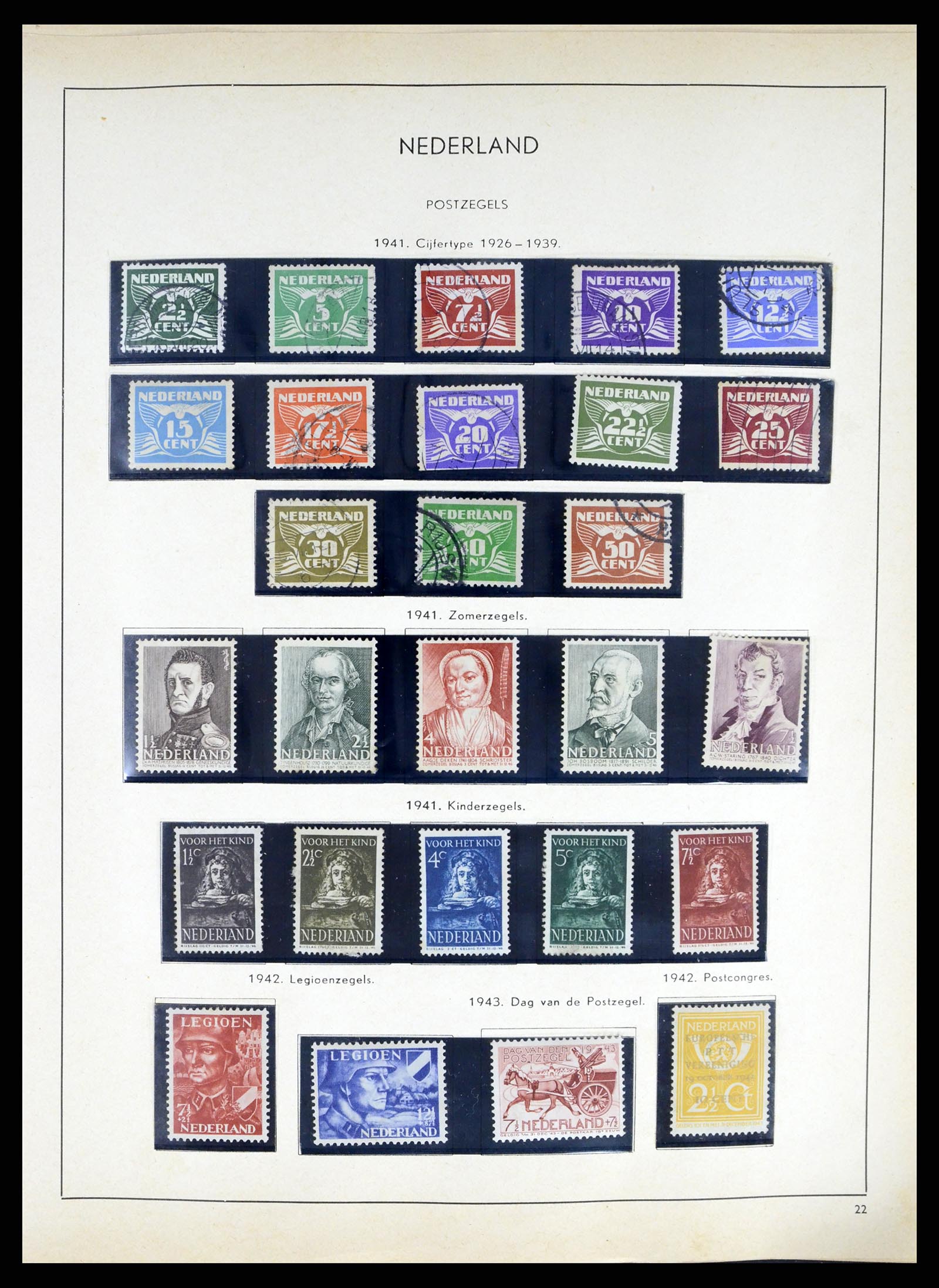37618 018 - Stamp collection 37618 Netherlands and territories 1852-1972.