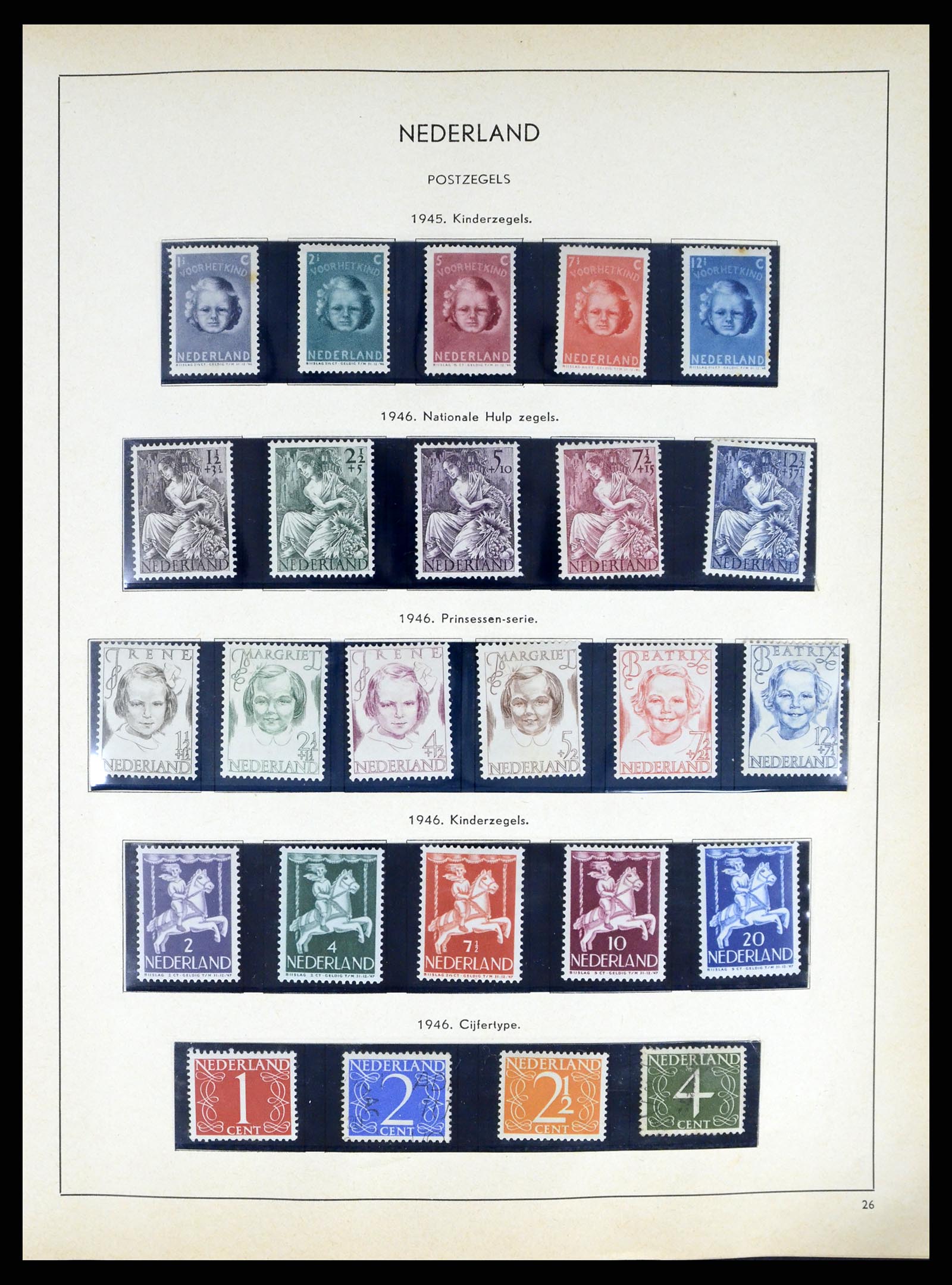 37618 021 - Stamp collection 37618 Netherlands and territories 1852-1972.