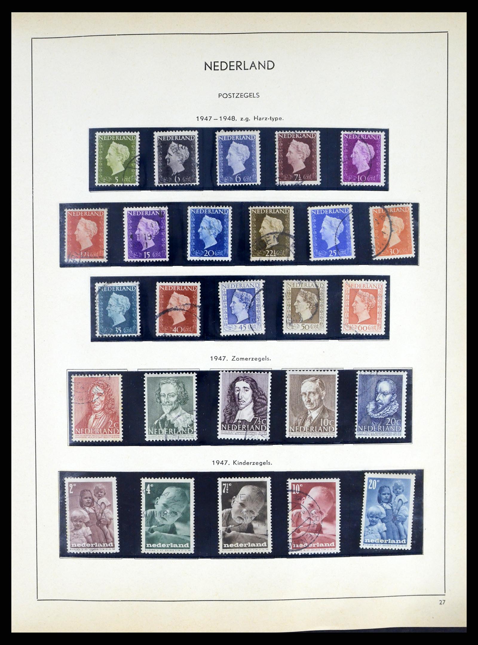 37618 022 - Stamp collection 37618 Netherlands and territories 1852-1972.