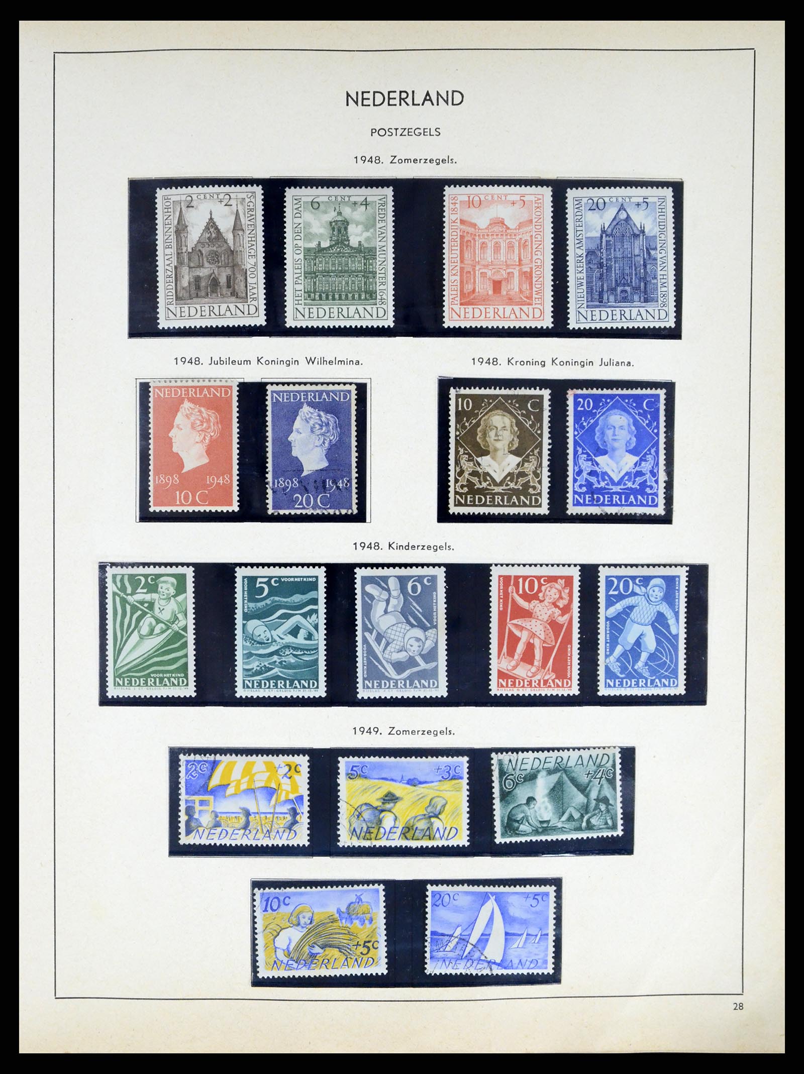 37618 023 - Stamp collection 37618 Netherlands and territories 1852-1972.