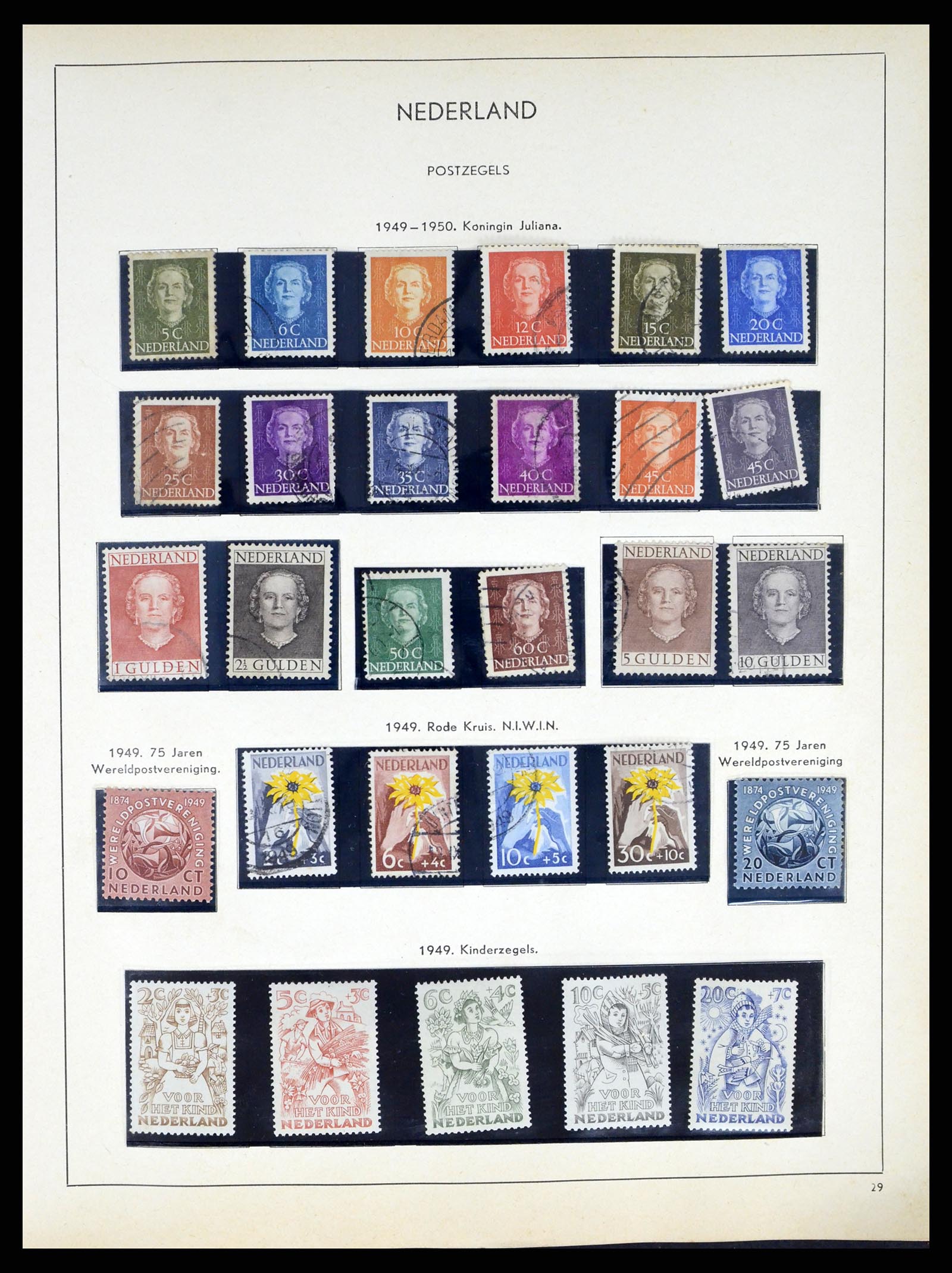 37618 024 - Stamp collection 37618 Netherlands and territories 1852-1972.