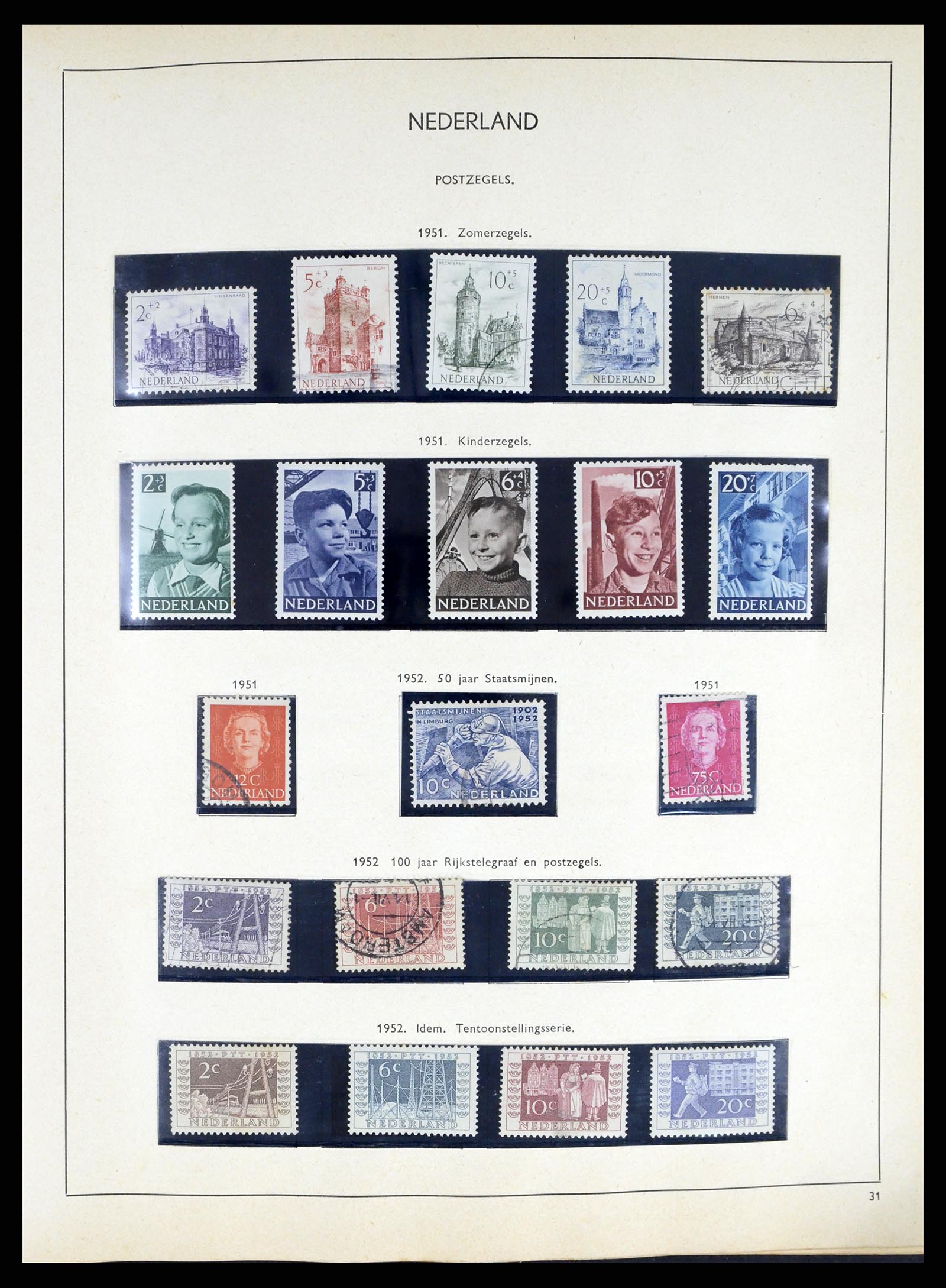 37618 026 - Stamp collection 37618 Netherlands and territories 1852-1972.