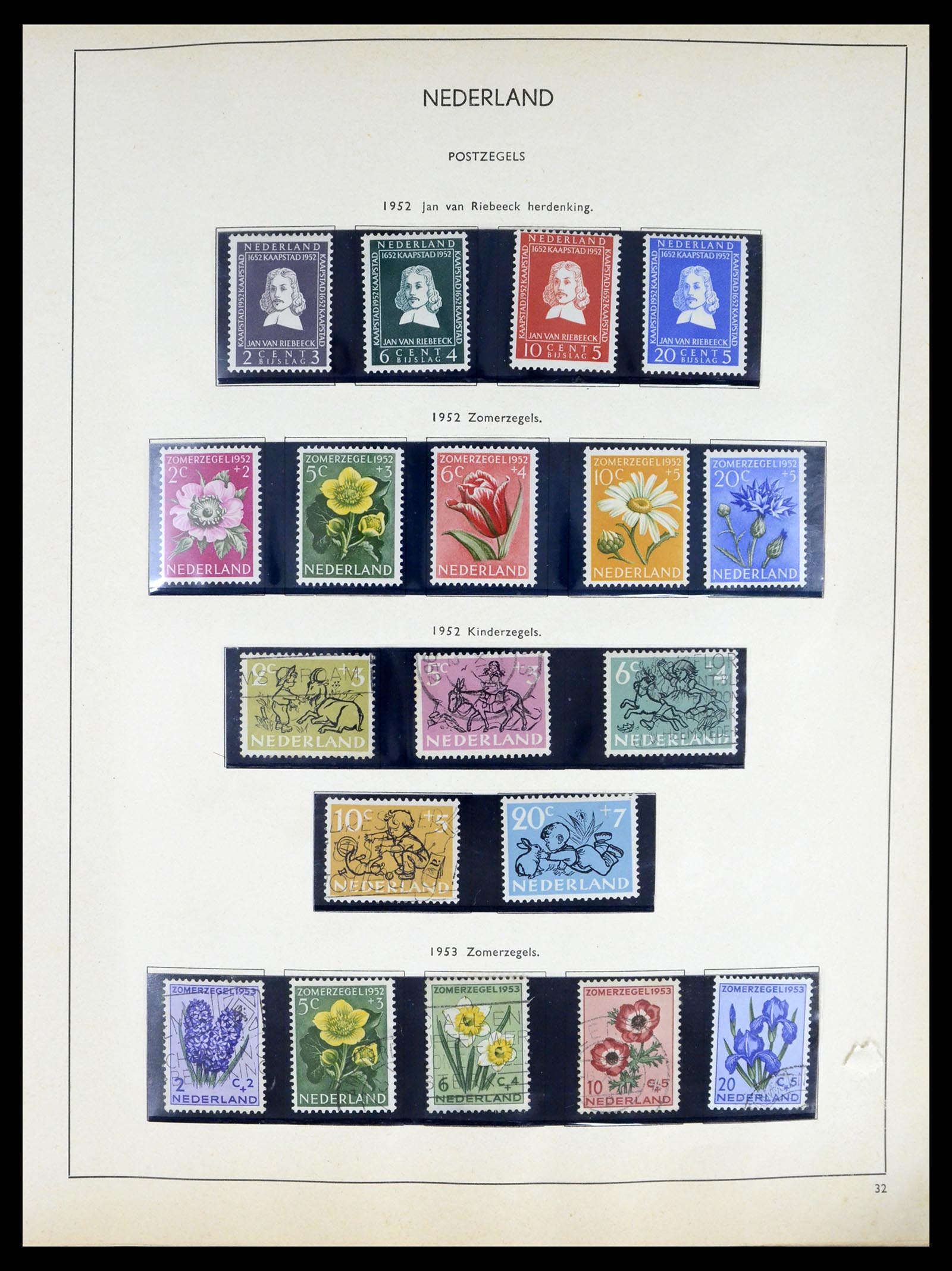 37618 027 - Stamp collection 37618 Netherlands and territories 1852-1972.