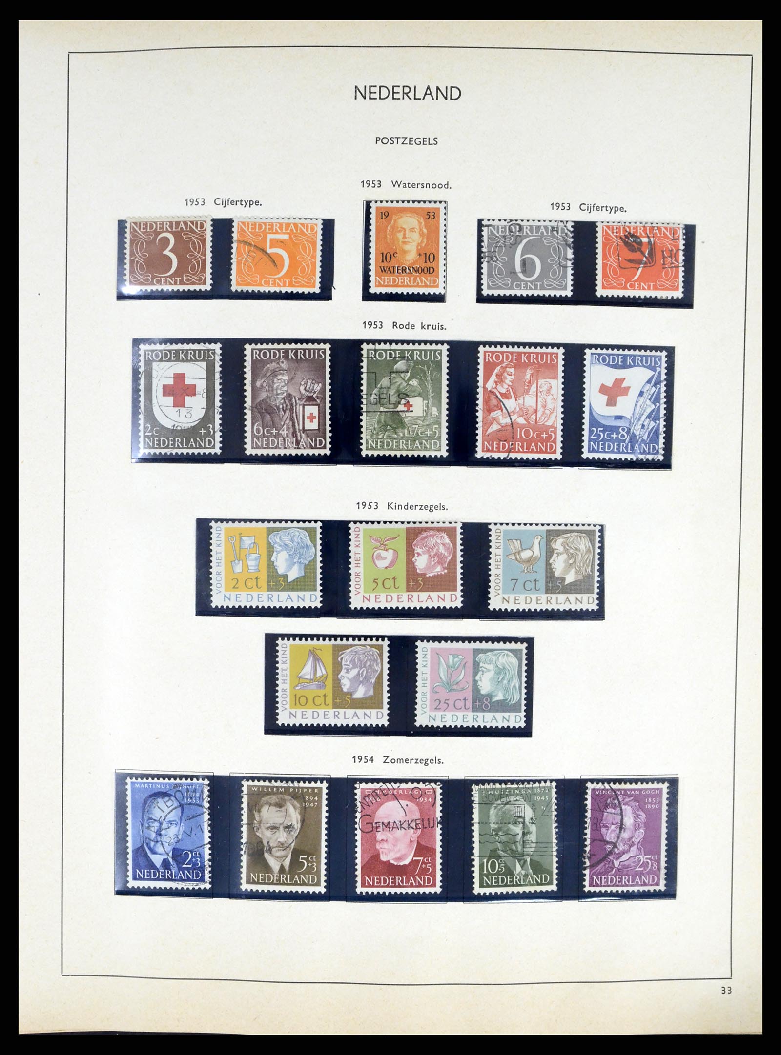 37618 029 - Stamp collection 37618 Netherlands and territories 1852-1972.