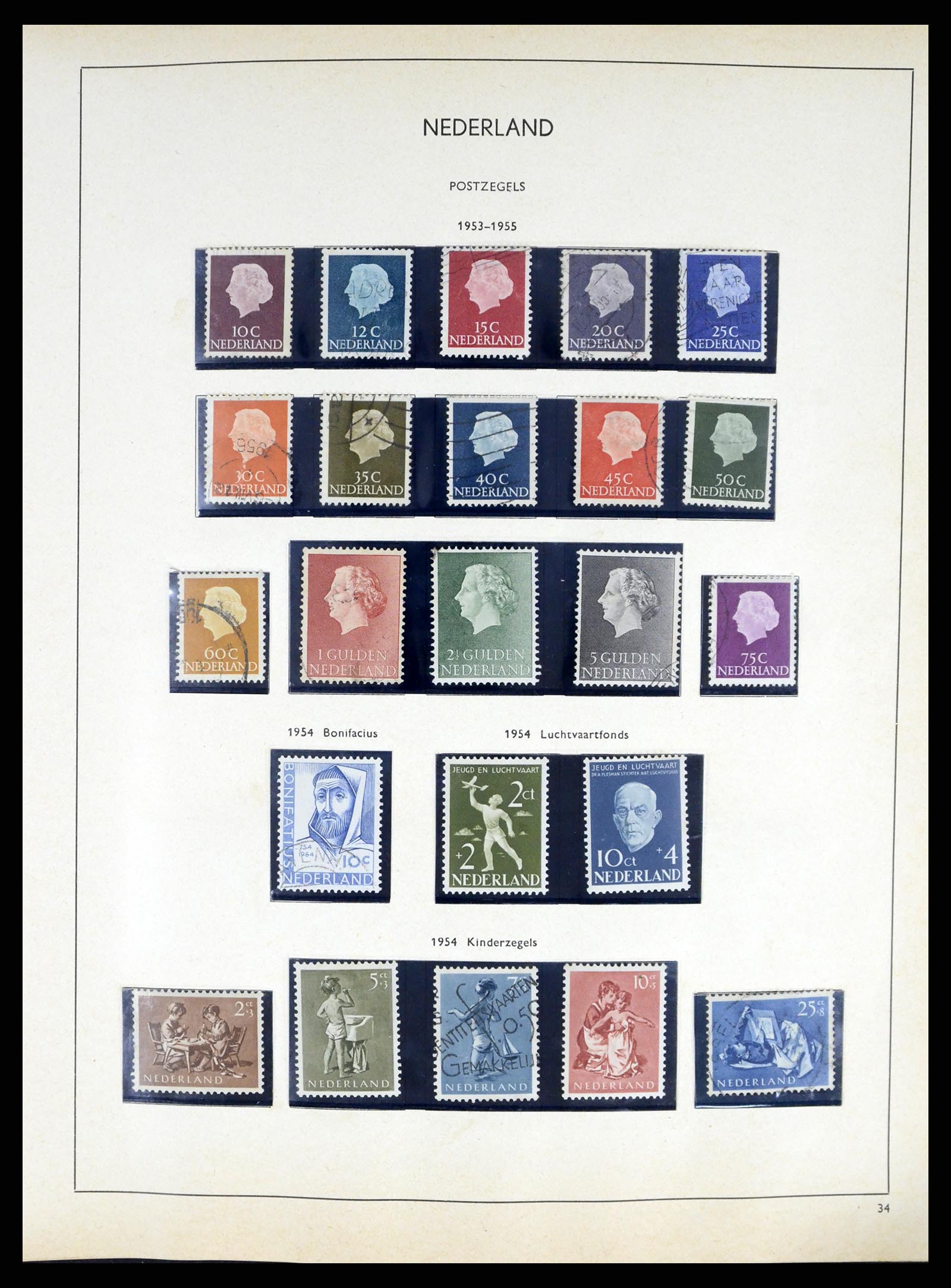 37618 030 - Stamp collection 37618 Netherlands and territories 1852-1972.