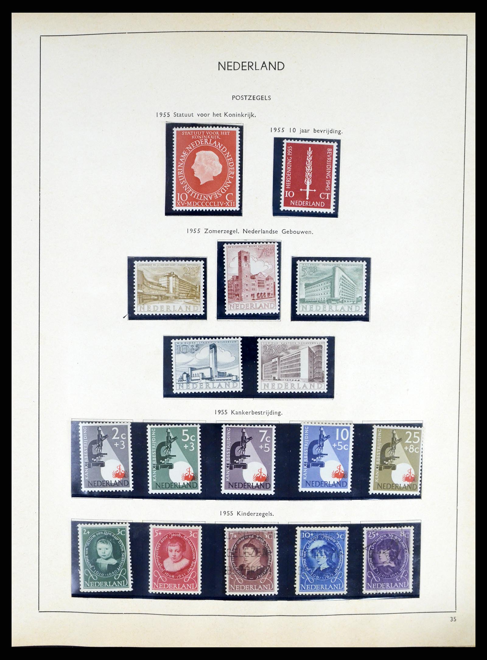 37618 031 - Stamp collection 37618 Netherlands and territories 1852-1972.