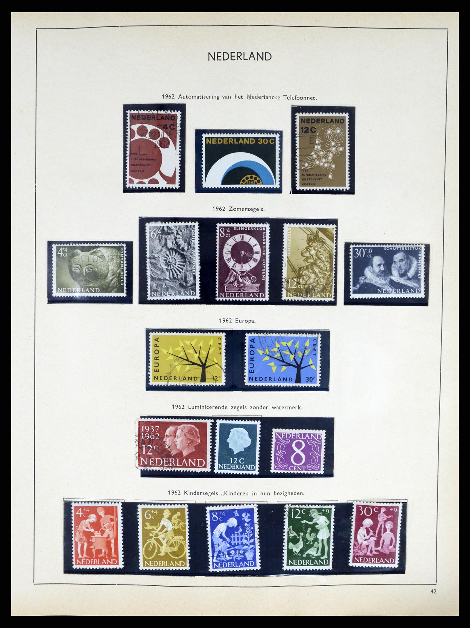 37618 038 - Stamp collection 37618 Netherlands and territories 1852-1972.