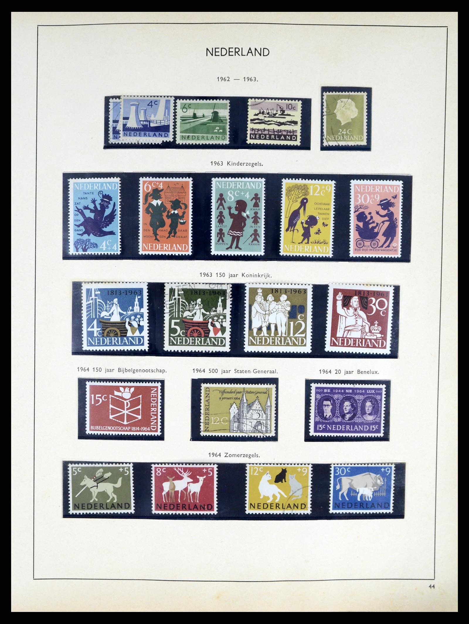 37618 040 - Stamp collection 37618 Netherlands and territories 1852-1972.