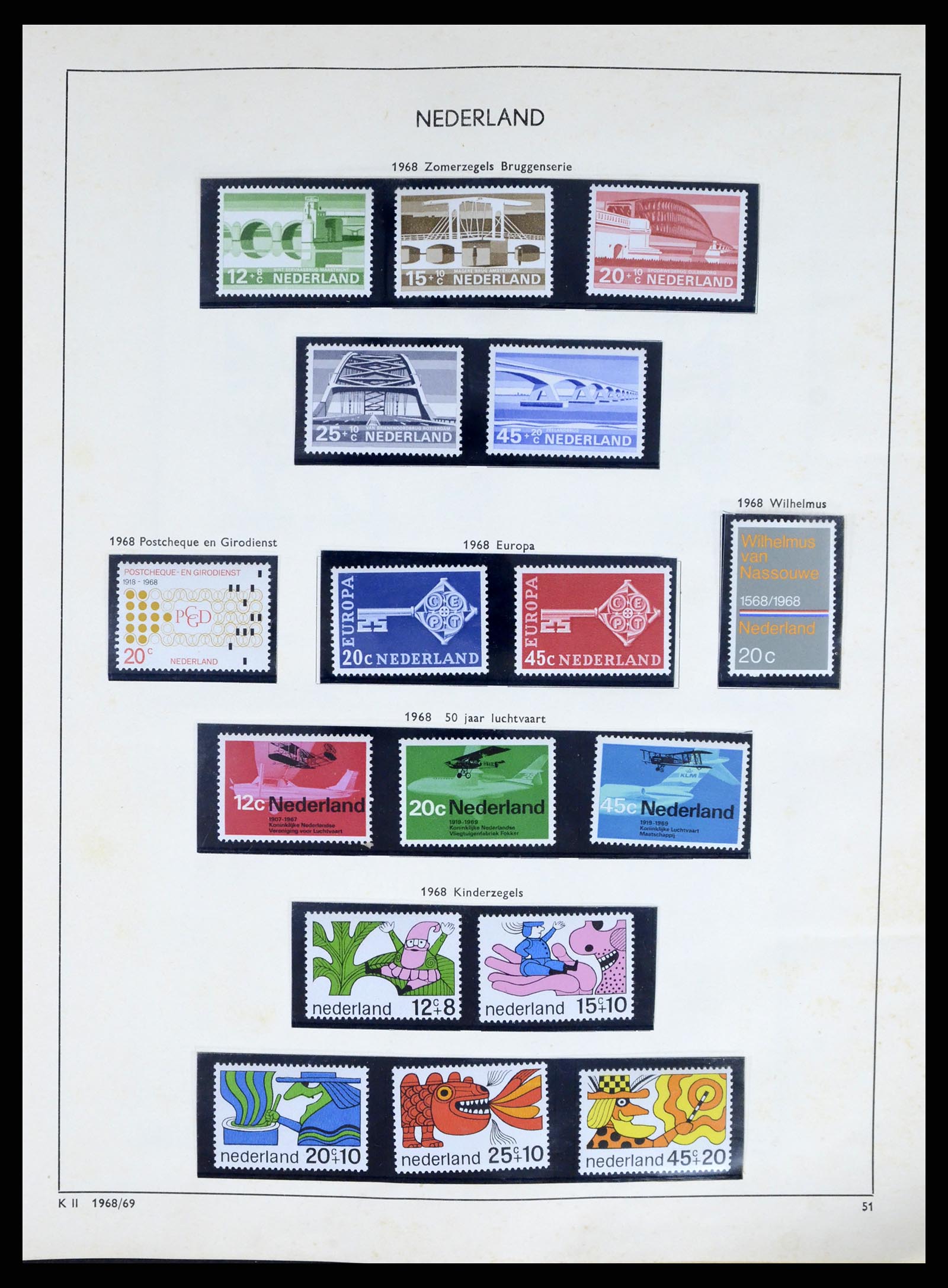 37618 049 - Stamp collection 37618 Netherlands and territories 1852-1972.