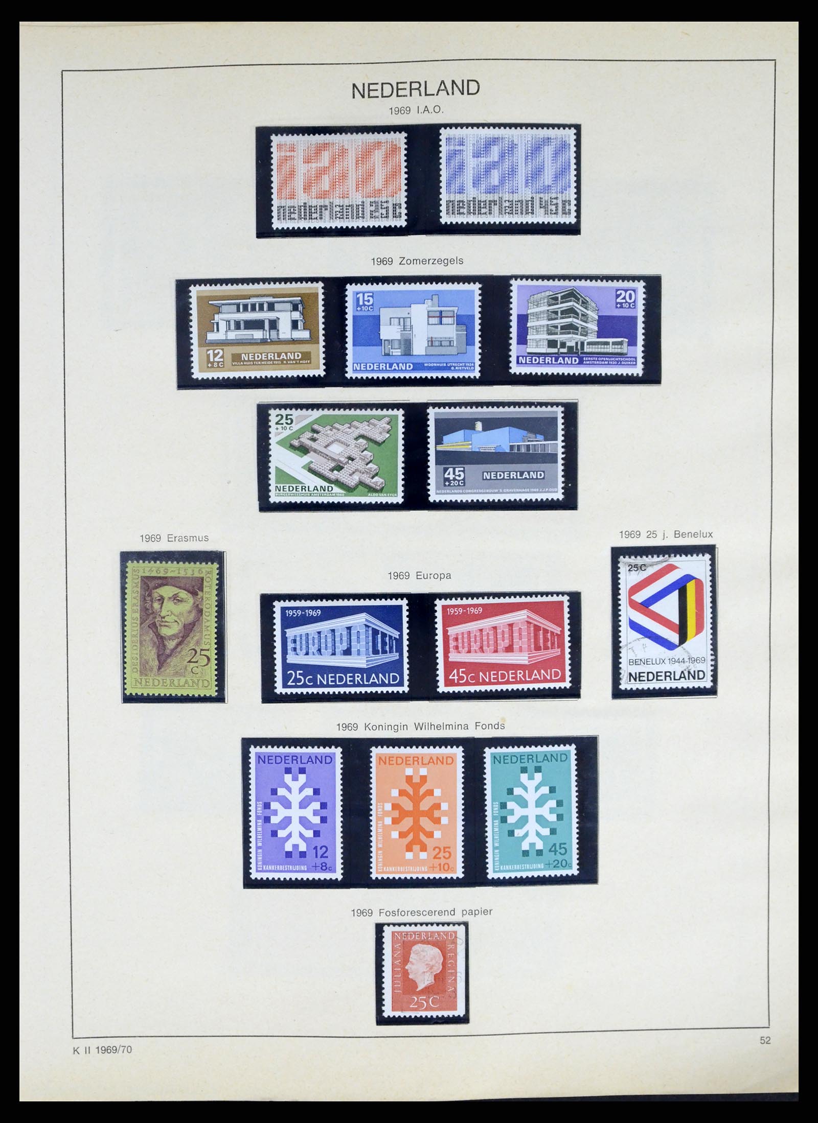 37618 051 - Stamp collection 37618 Netherlands and territories 1852-1972.