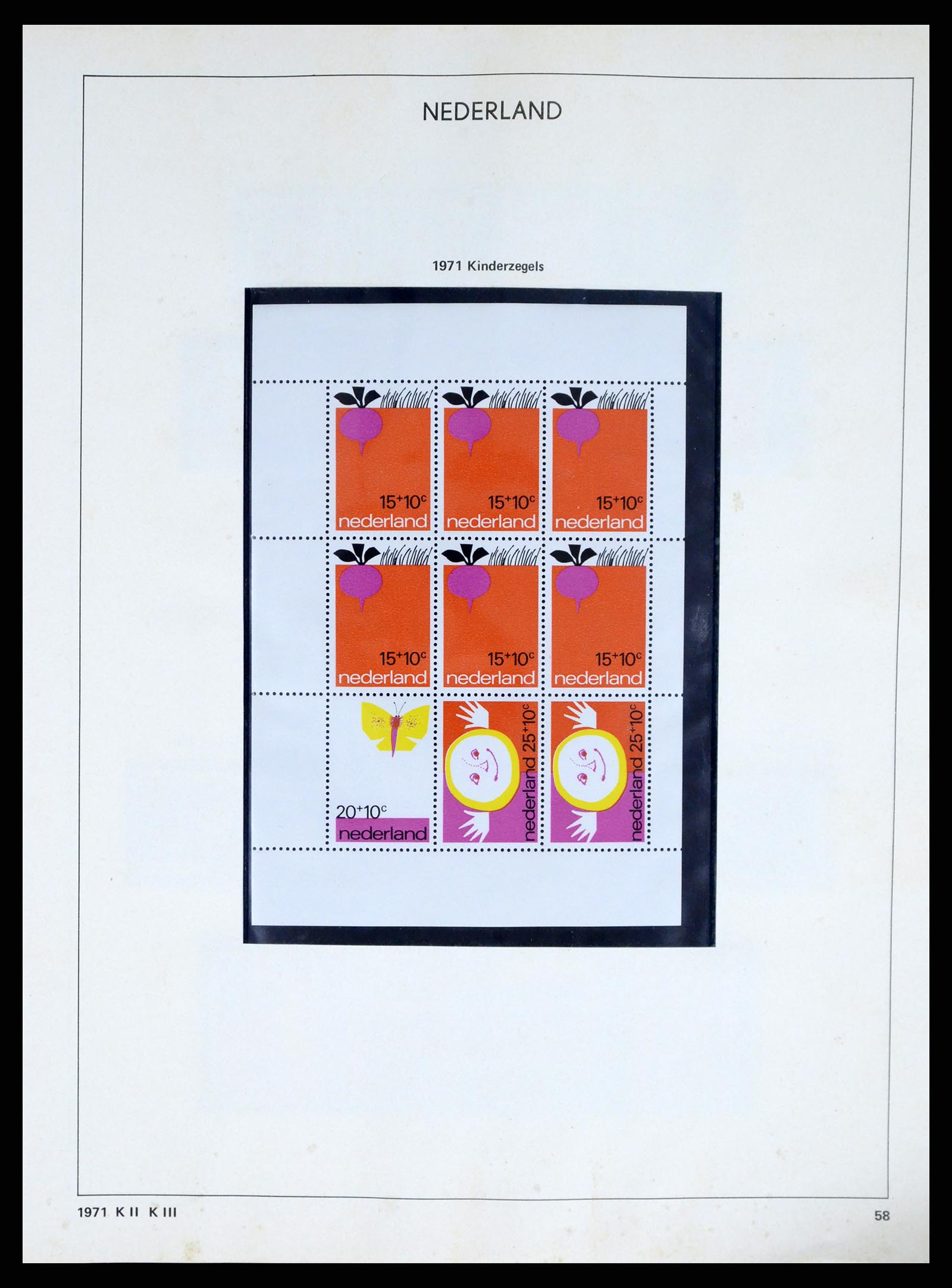 37618 057 - Stamp collection 37618 Netherlands and territories 1852-1972.