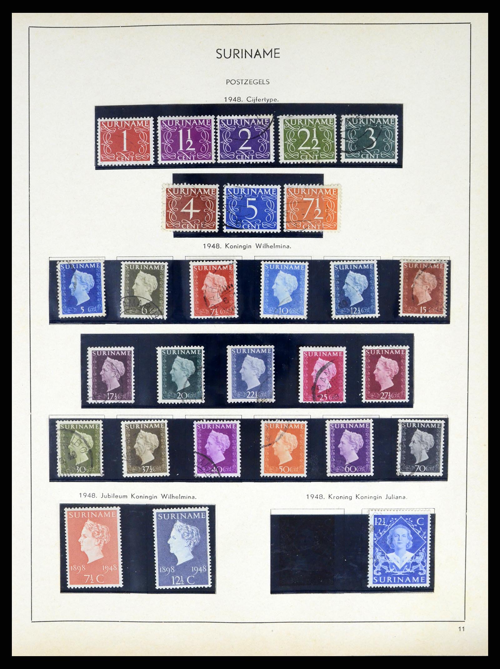 37618 128 - Stamp collection 37618 Netherlands and territories 1852-1972.