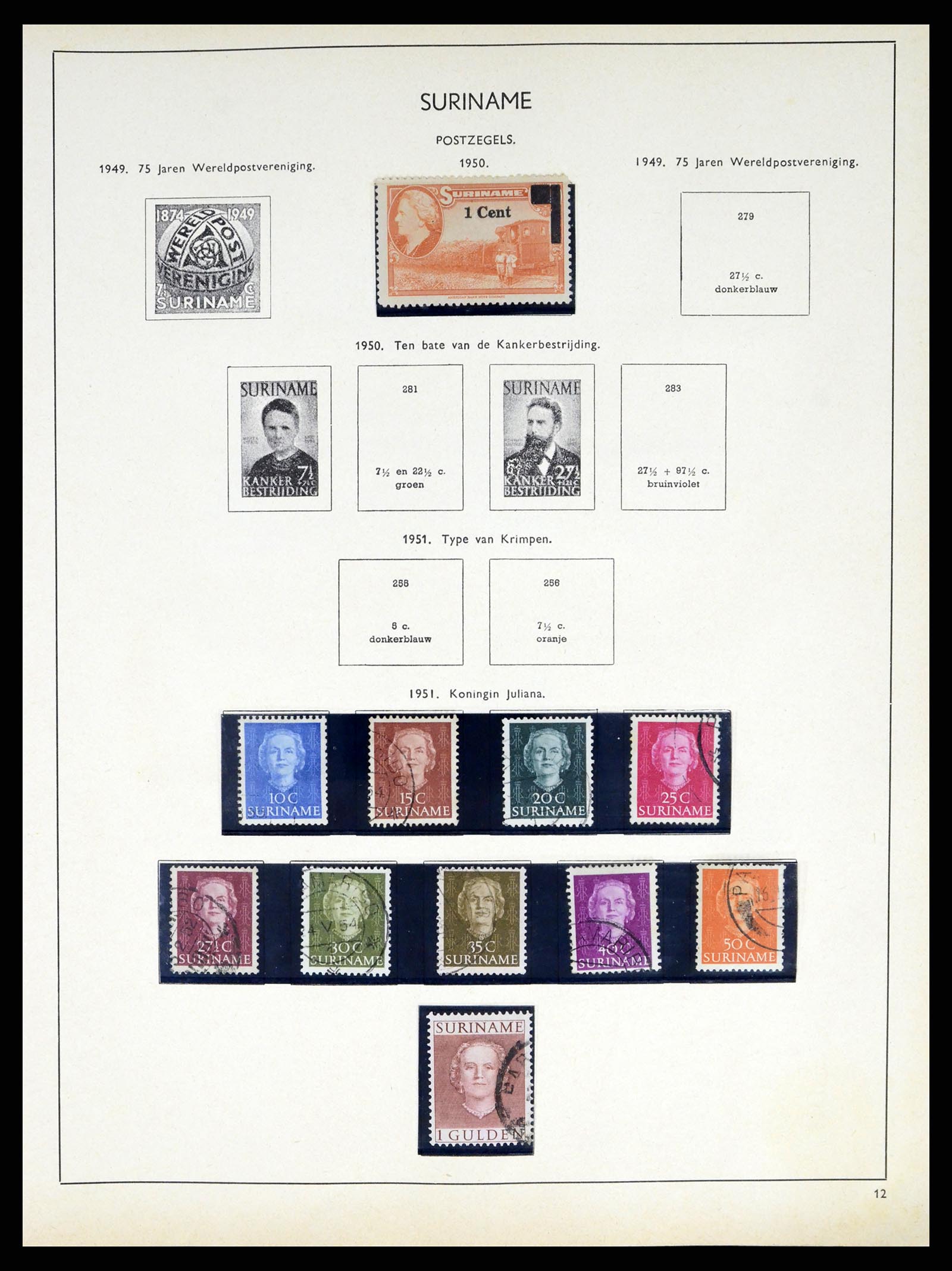 37618 129 - Stamp collection 37618 Netherlands and territories 1852-1972.