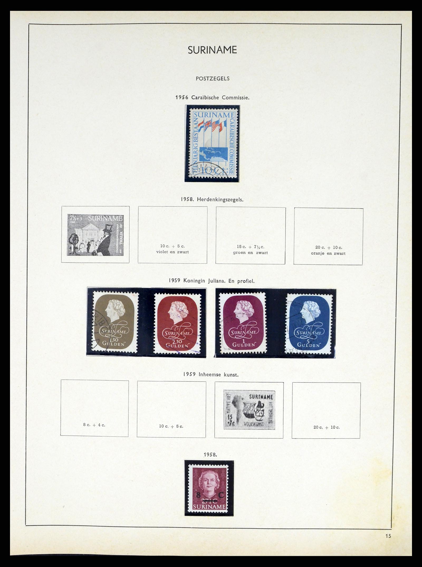 37618 132 - Stamp collection 37618 Netherlands and territories 1852-1972.