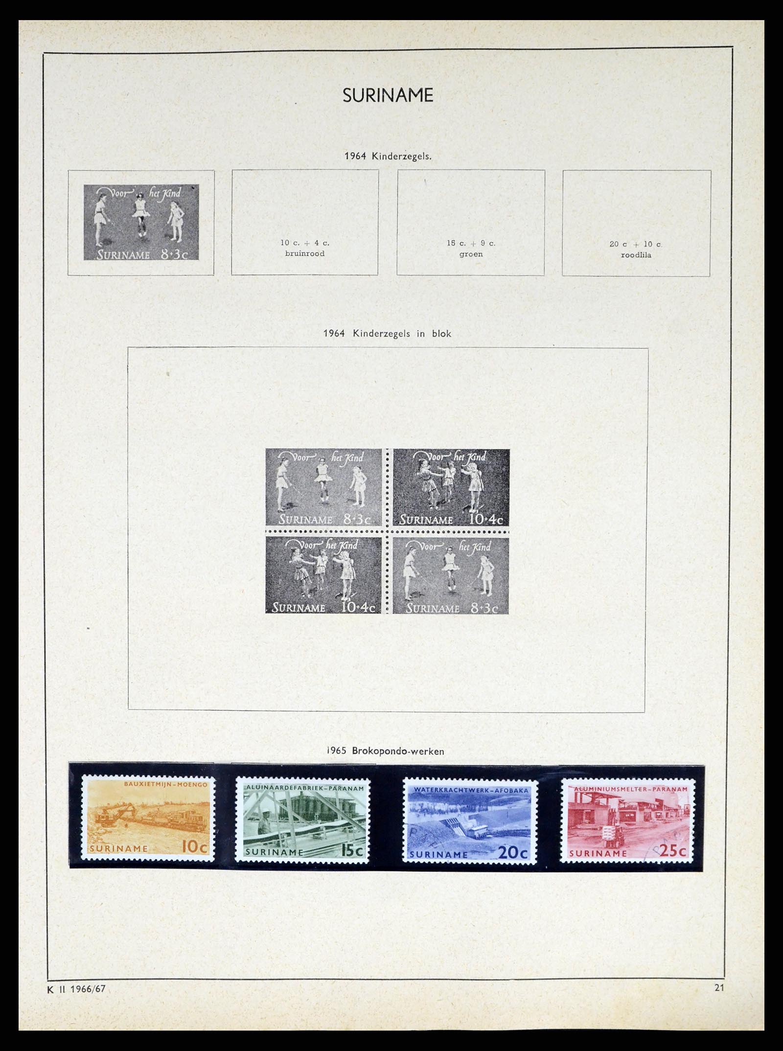 37618 138 - Stamp collection 37618 Netherlands and territories 1852-1972.