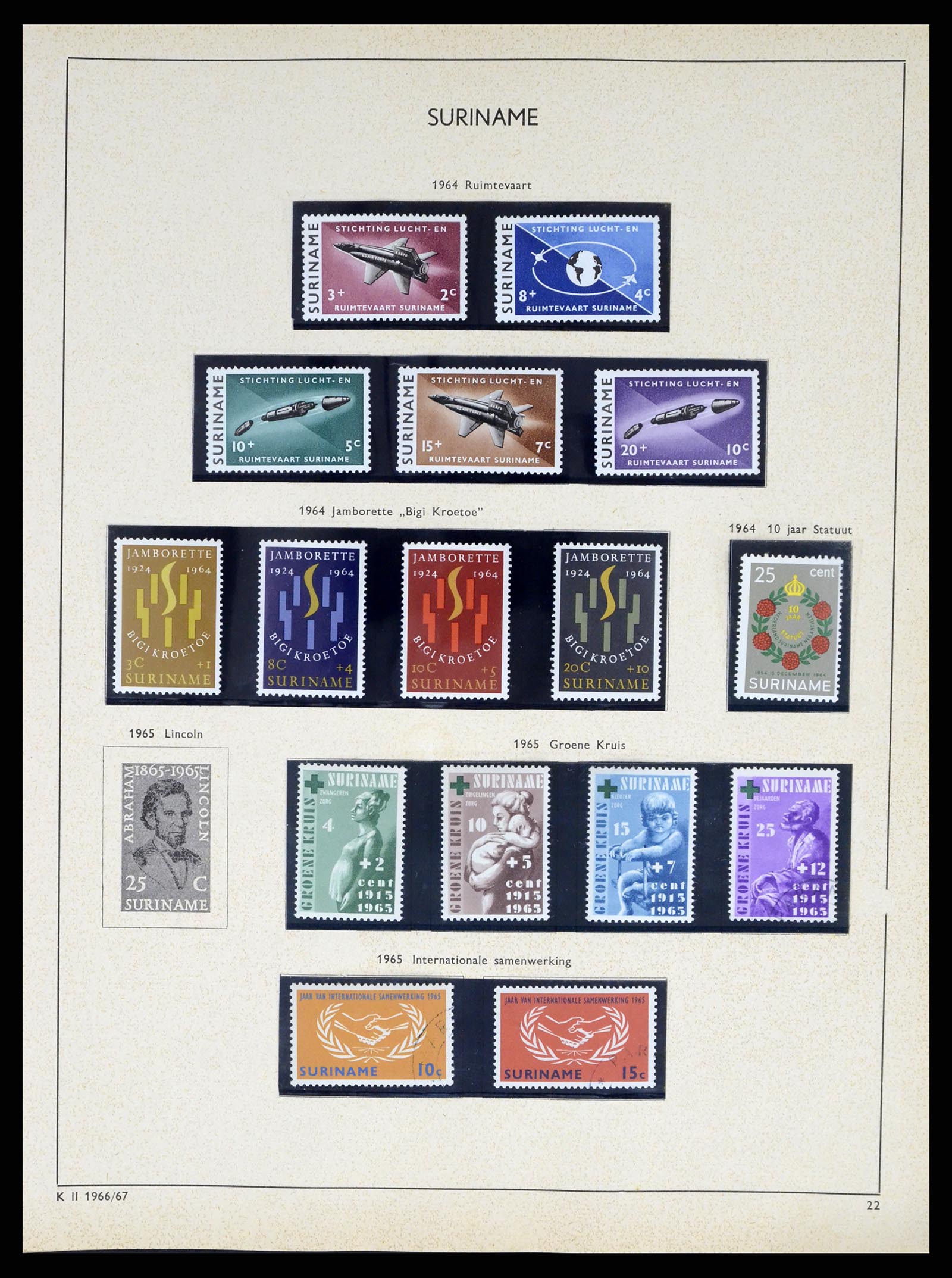 37618 139 - Stamp collection 37618 Netherlands and territories 1852-1972.