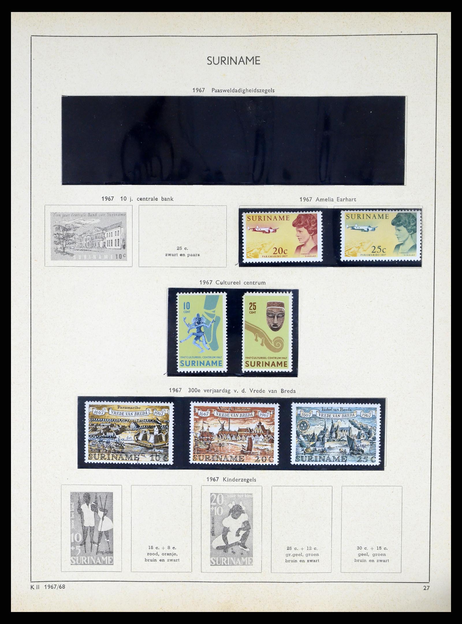 37618 142 - Stamp collection 37618 Netherlands and territories 1852-1972.