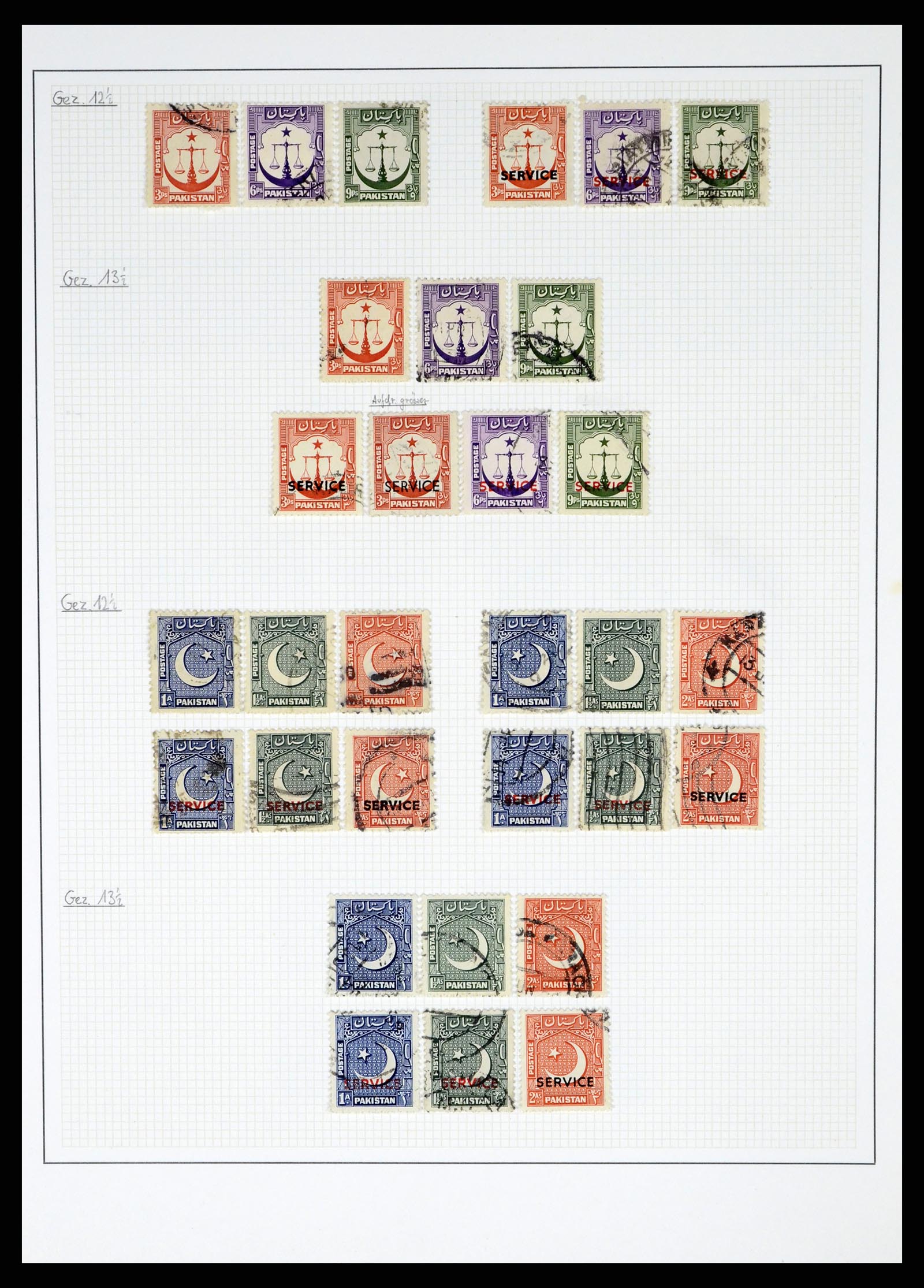 37619 003 - Postzegelverzameling 37619 Pakistan/Bangladesh 1947-2000.