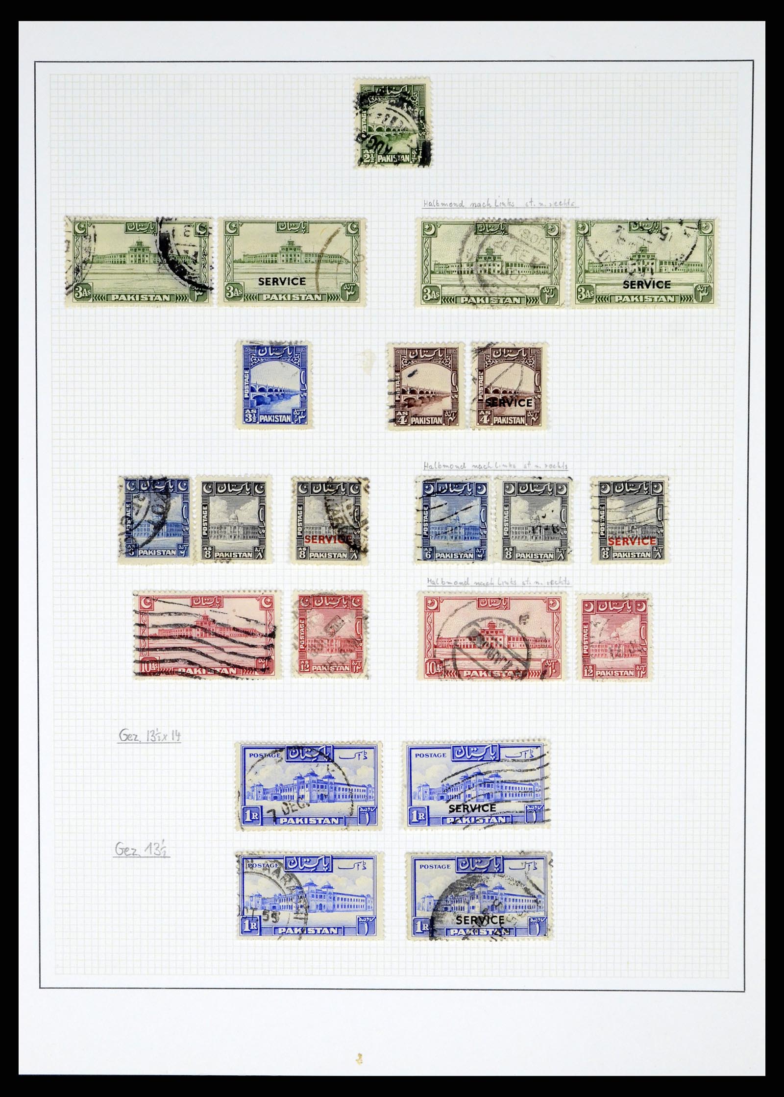 37619 004 - Postzegelverzameling 37619 Pakistan/Bangladesh 1947-2000.
