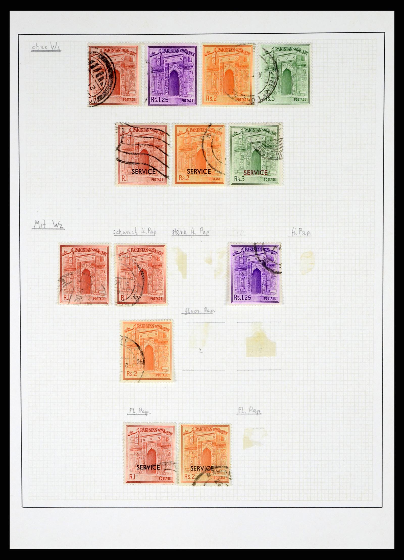 37619 019 - Postzegelverzameling 37619 Pakistan/Bangladesh 1947-2000.