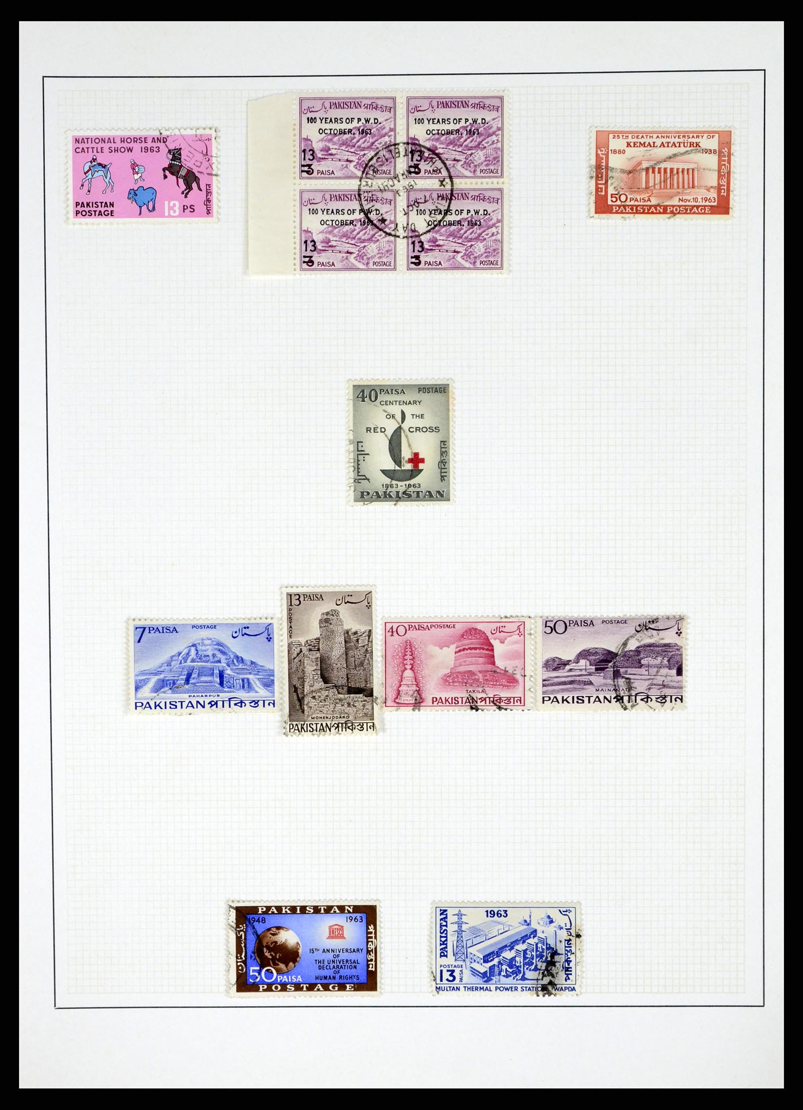 37619 021 - Postzegelverzameling 37619 Pakistan/Bangladesh 1947-2000.