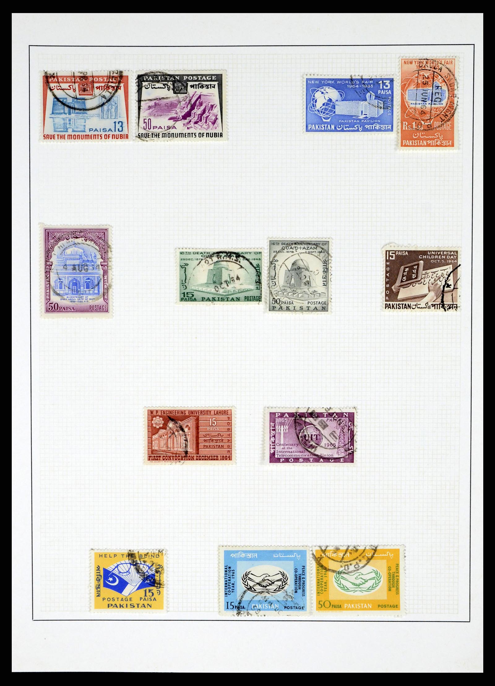 37619 022 - Postzegelverzameling 37619 Pakistan/Bangladesh 1947-2000.