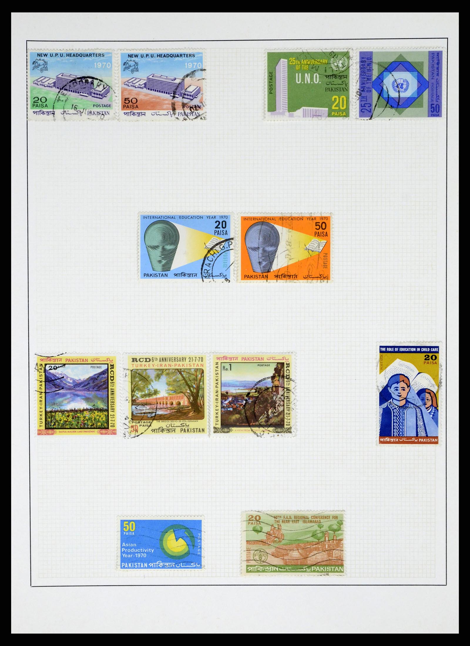 37619 028 - Postzegelverzameling 37619 Pakistan/Bangladesh 1947-2000.