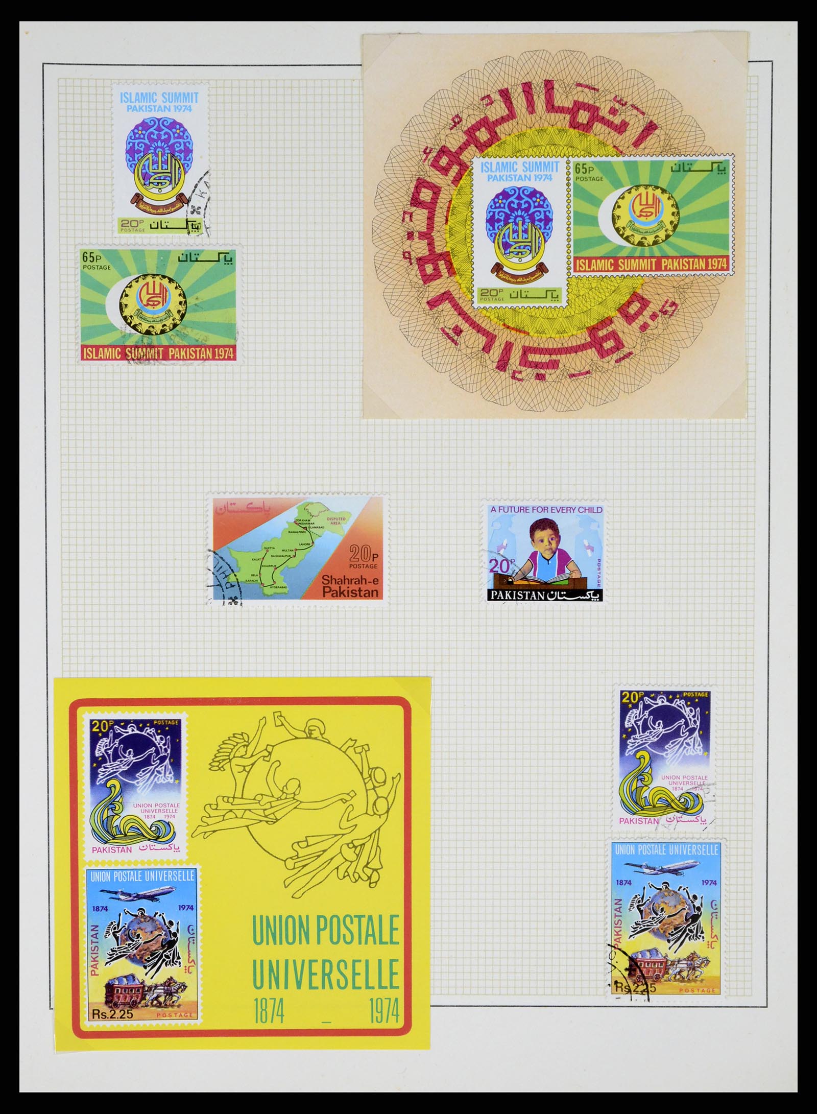 37619 035 - Postzegelverzameling 37619 Pakistan/Bangladesh 1947-2000.