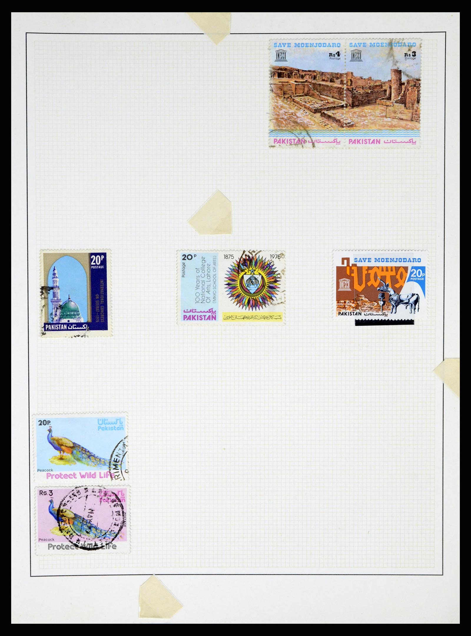 37619 040 - Postzegelverzameling 37619 Pakistan/Bangladesh 1947-2000.