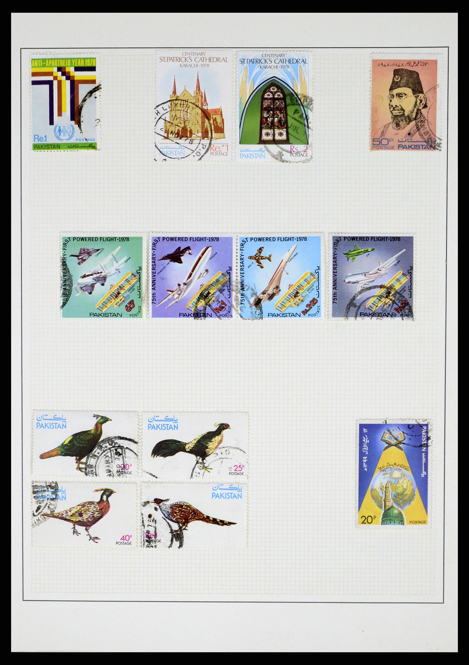 37619 044 - Postzegelverzameling 37619 Pakistan/Bangladesh 1947-2000.