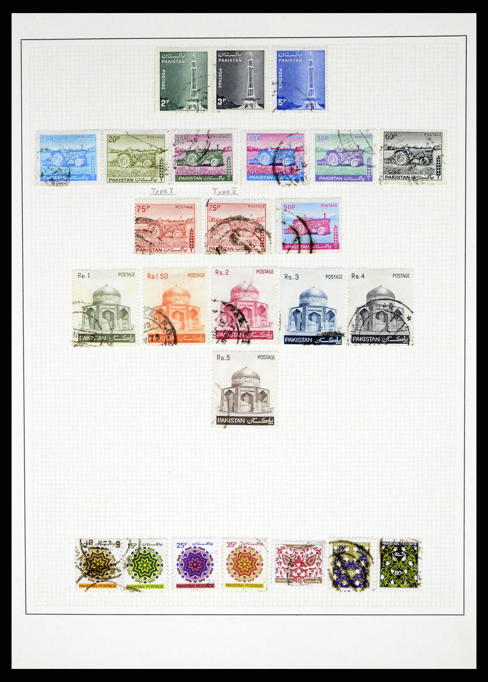 37619 045 - Postzegelverzameling 37619 Pakistan/Bangladesh 1947-2000.