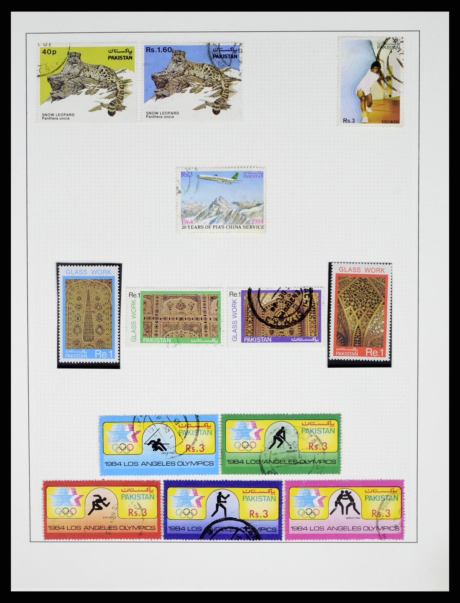 37619 058 - Postzegelverzameling 37619 Pakistan/Bangladesh 1947-2000.