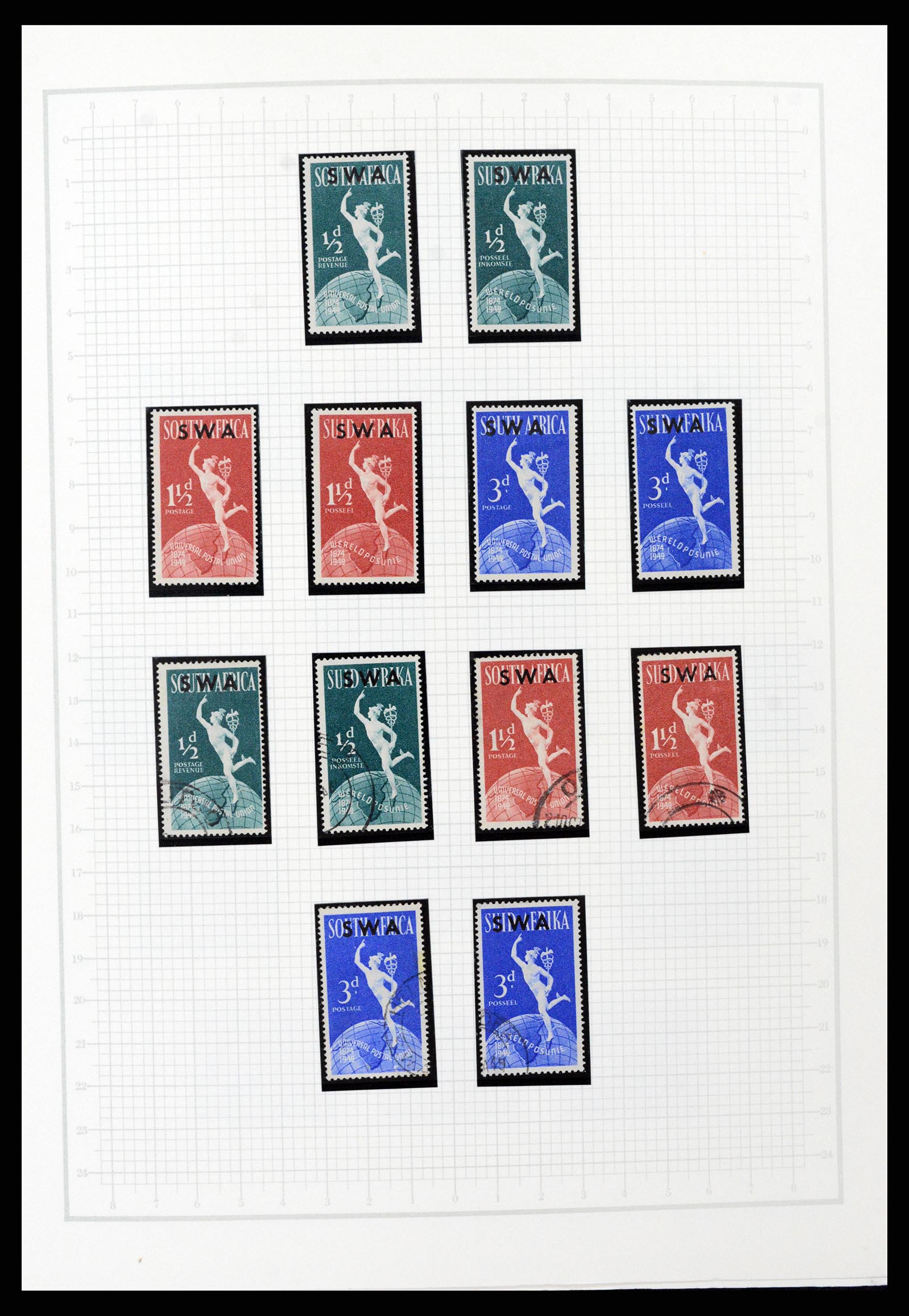 37620 032 - Postzegelverzameling 37620 Zuid West Afrika 1923-1990.