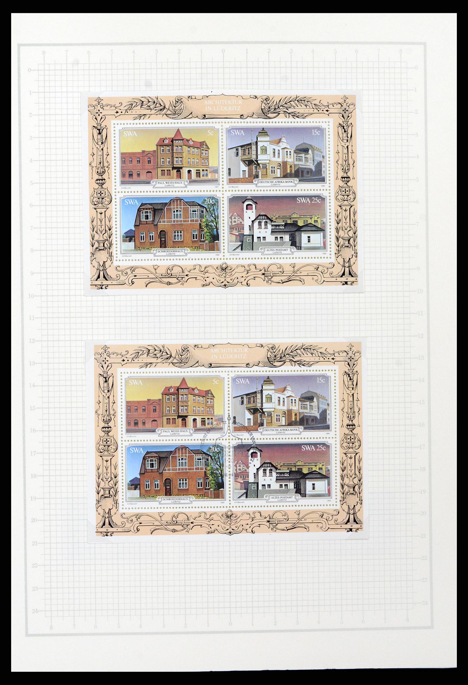 37620 065 - Postzegelverzameling 37620 Zuid West Afrika 1923-1990.