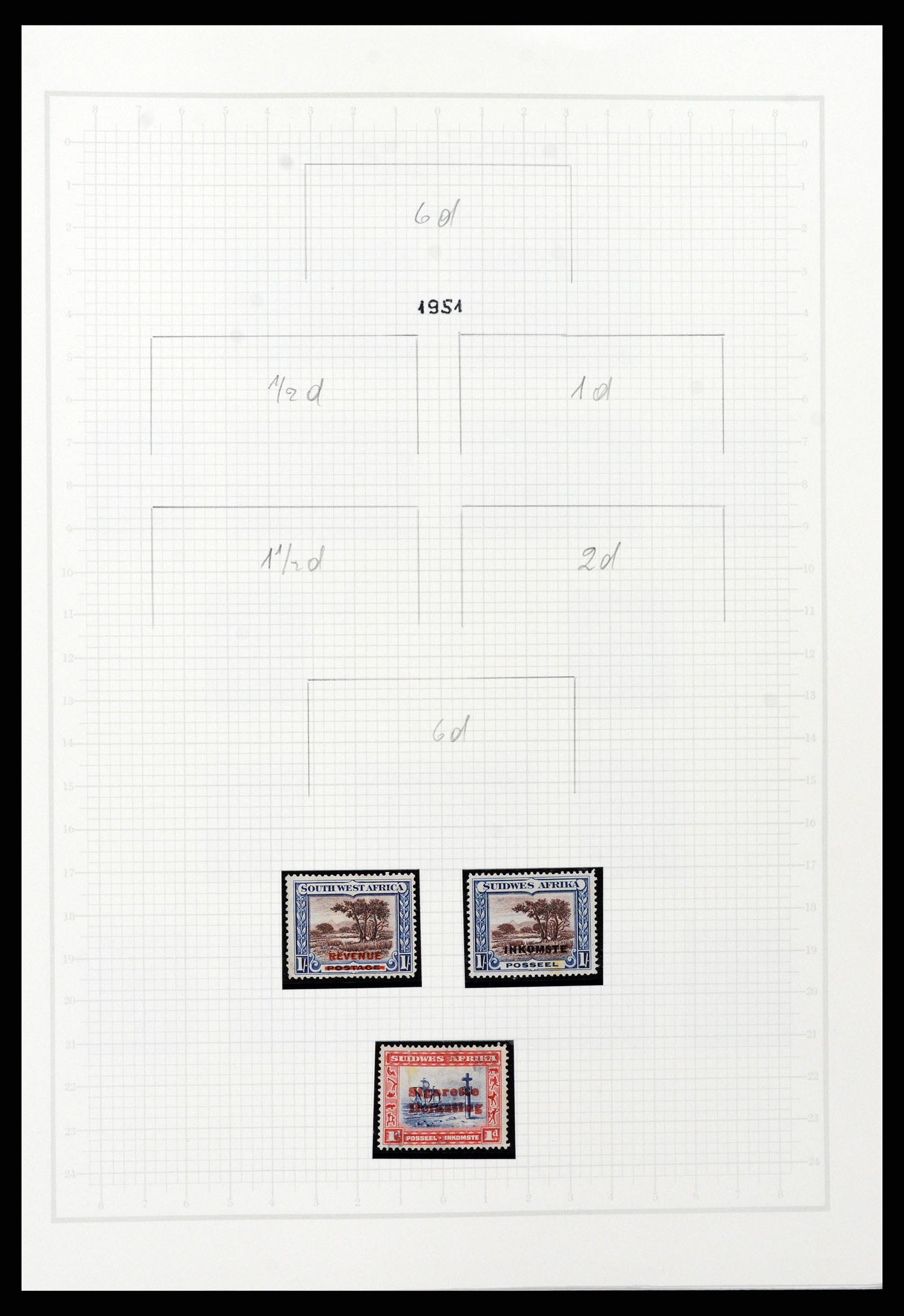 37620 086 - Stamp collection 37620 South West Africa 1923-1990.