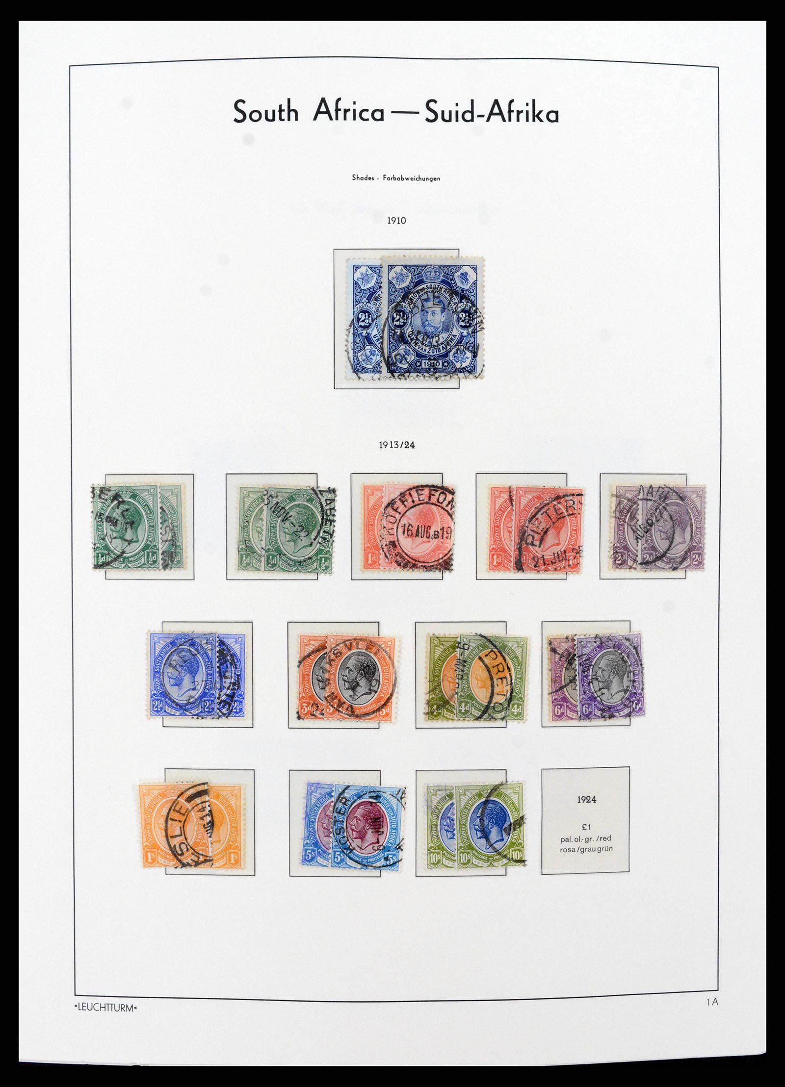 37622 002 - Postzegelverzameling 37622 Zuid Afrika 1910-1991.