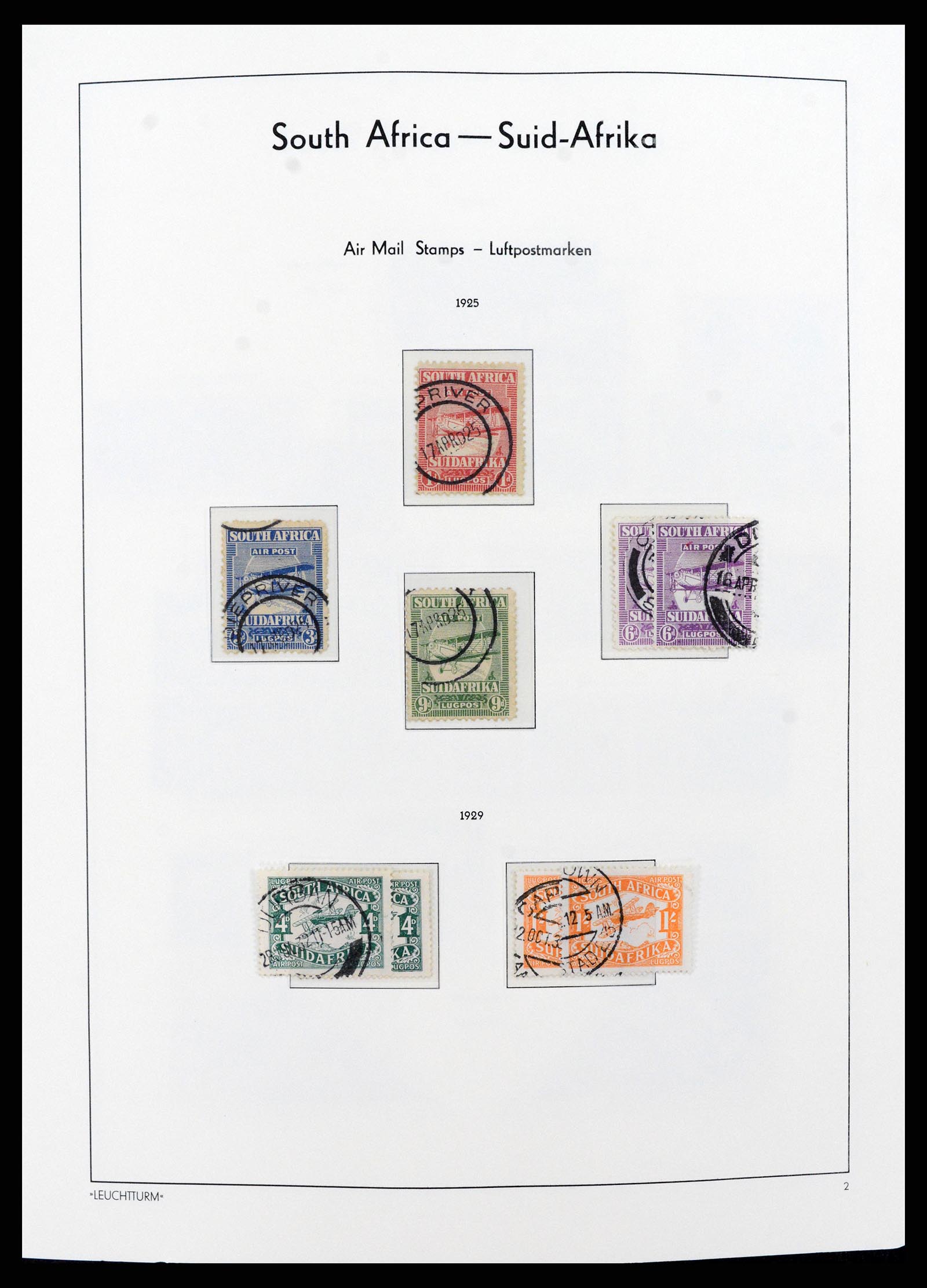 37622 003 - Postzegelverzameling 37622 Zuid Afrika 1910-1991.