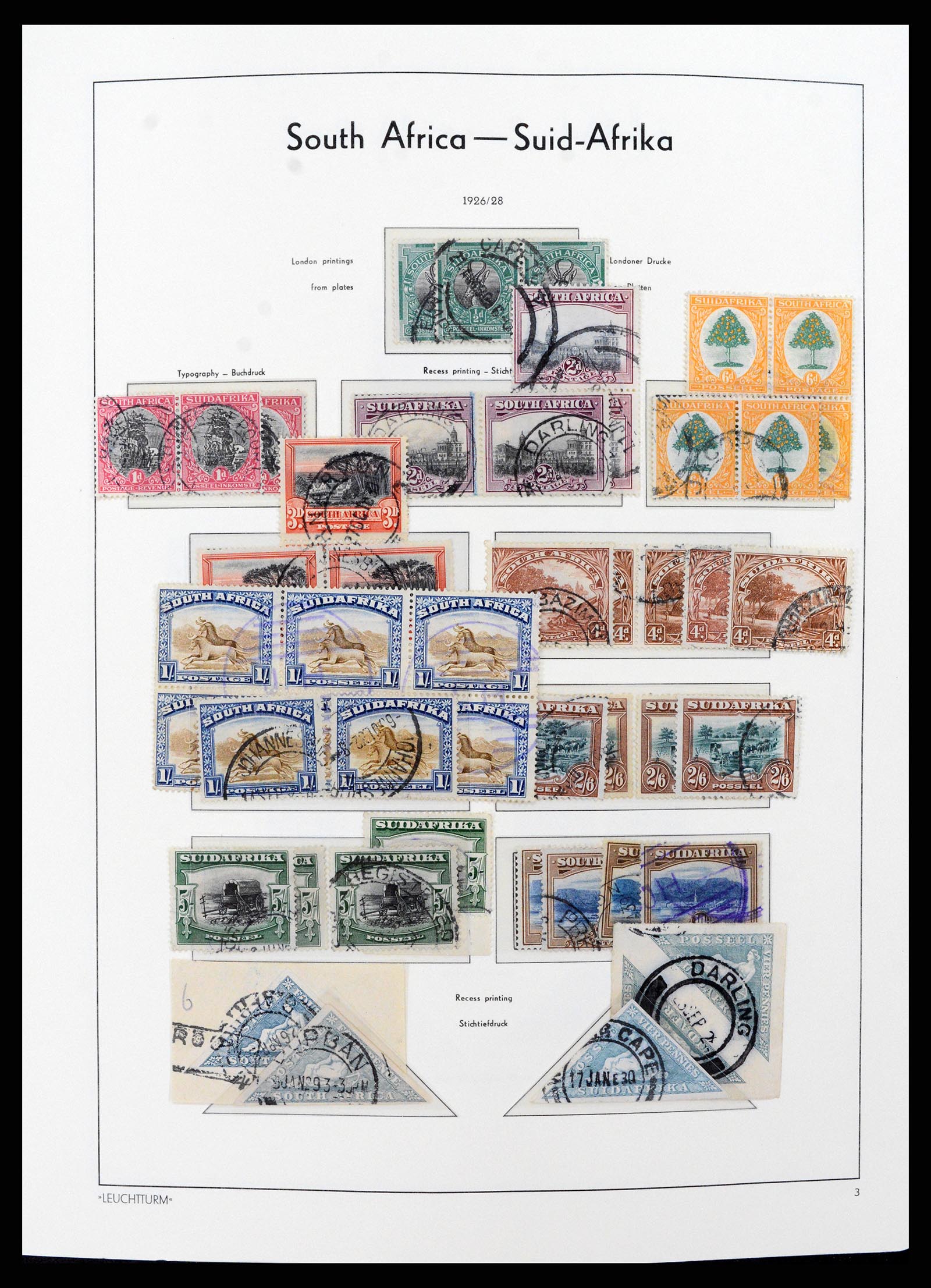 37622 004 - Postzegelverzameling 37622 Zuid Afrika 1910-1991.